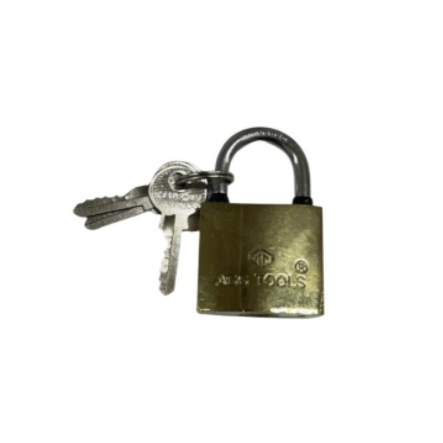 C1028 CANDADO HIERRO 40 MM BRASS CON 1 PZ O CAJA CON 120 PZS