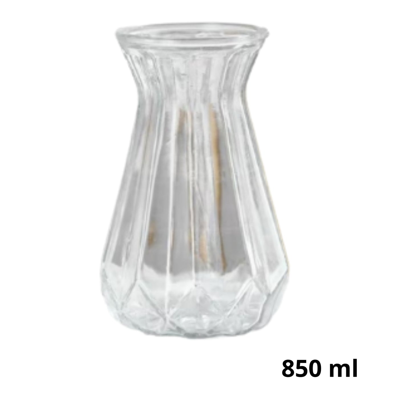 BD-0619A FLORERO DE CRISTAL CON 1 PZ O CAJA CON 30 PZS