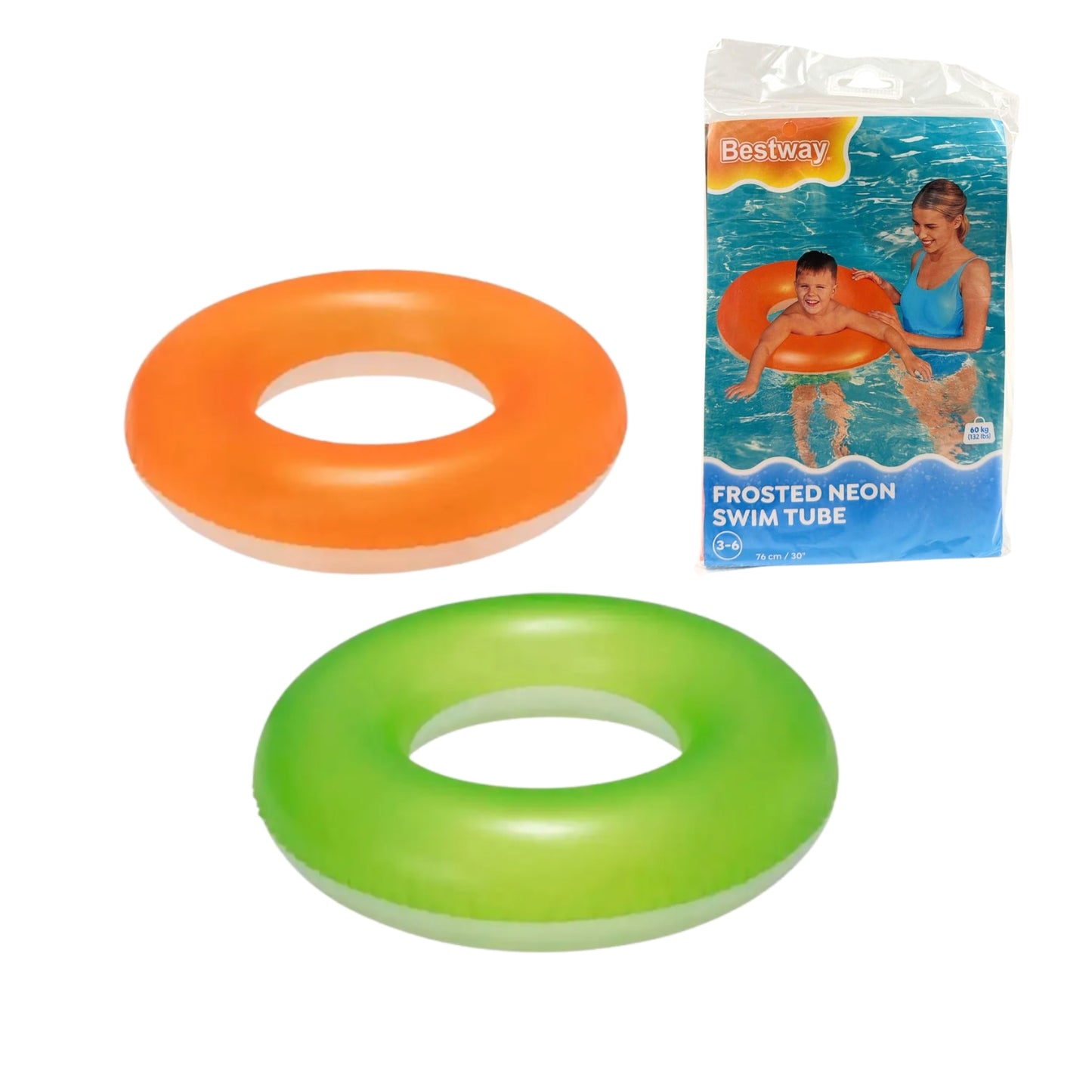 36025 SALVAVIDAS 91 CM 10 AÑOS LISO-TRANSPARENTE, VERDE-ROSA-AZUL 3 COLORES CAJA CON 1 PZ O CAJA CON 12 PZS