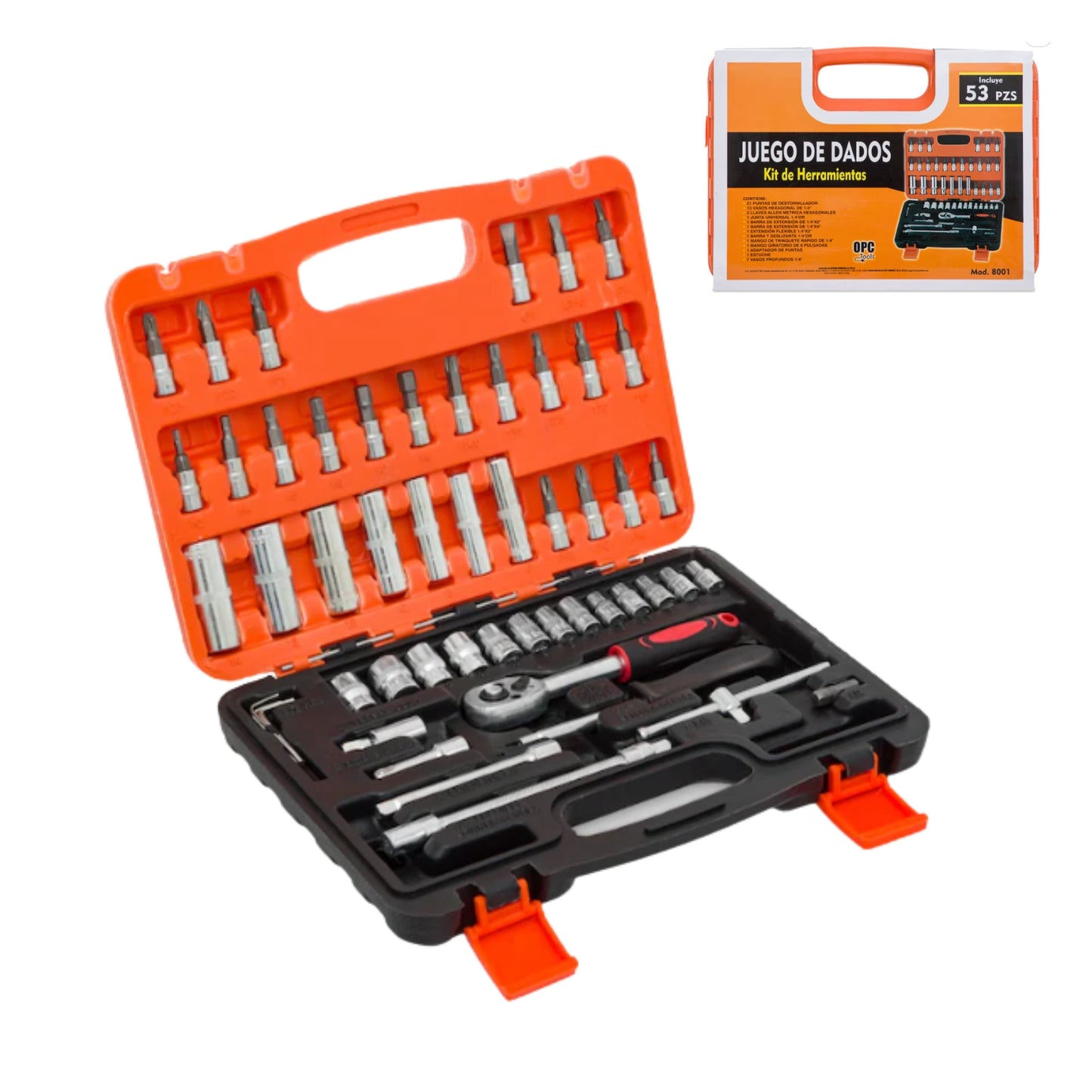 MG1444C DESTONILLADOR INALAMBRICO 8 DADOS, 2 BROCAS 34 PUNTAS CON 1 PZ O CAJA CON 20 PZS