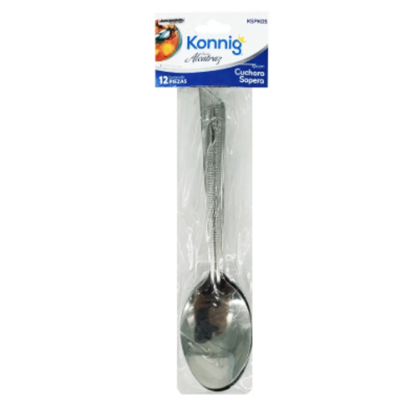 N-GPM-16290 KSPK05 CUCHARA SOPERA ALCATRAZ CON PAQUETE CON 12 PZS O CAJA CON 100 PQTS