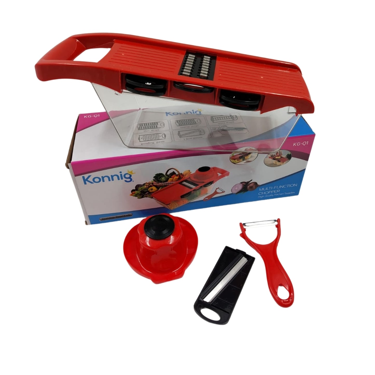 KG-Q1 RALLADOR MULTIFUNCIONAL PLANO CON 1 PZ O CAJA CON 24 PZS