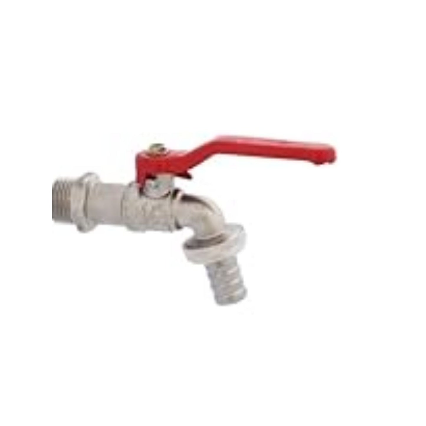 KSLT02 LLAVE DE 1/2 NIQUELADA DE ESFERA PARA MANGUERA CON 1 PZ O CAJA CON 200 PZS