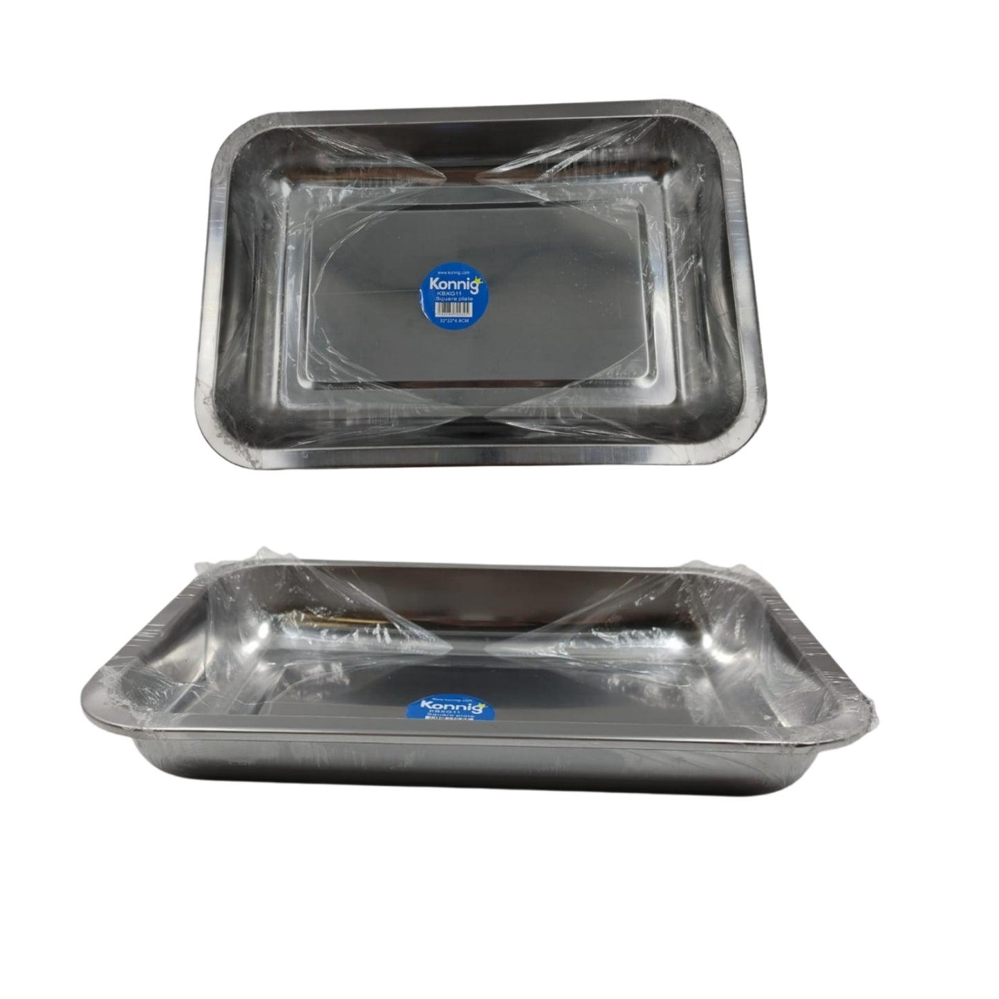N-GPM-16347 KBXG10 CHAROLA DE METAL 20x27x4.8CM CON 1 PZ O CAJA CON 200 PZS