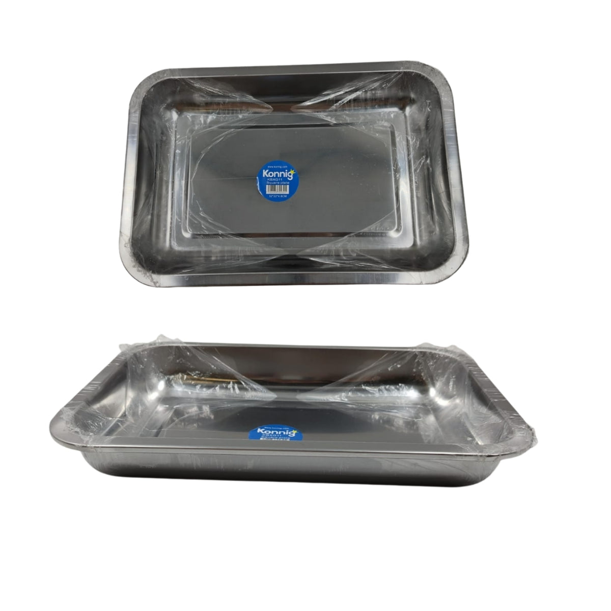 N-GPM-16347 KBXG10 CHAROLA DE METAL 20x27x4.8CM CON 1 PZ O CAJA CON 200 PZS