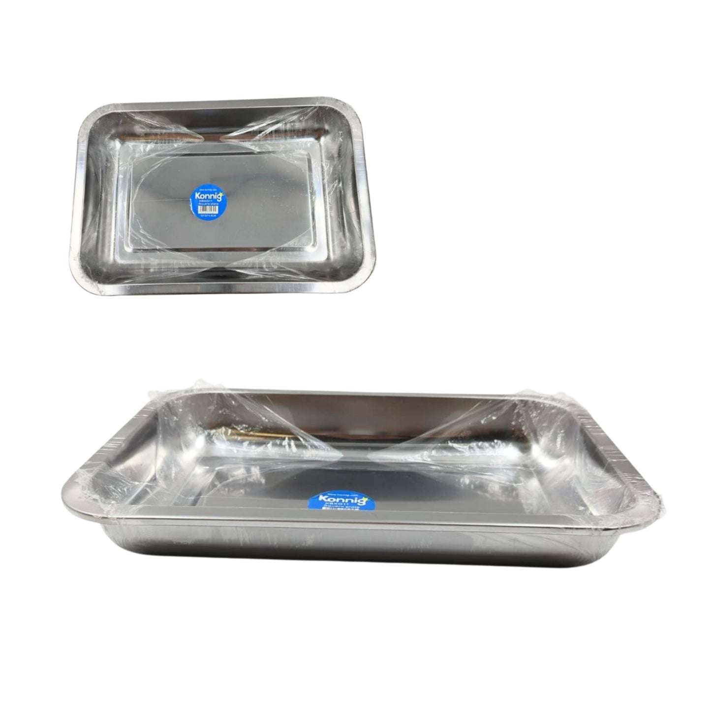 N-GPM-16348 KBXG11 CHAROLA DE METAL 32x22x4.8 CM CON 1 PZ O CAJA CON 120 PZS
