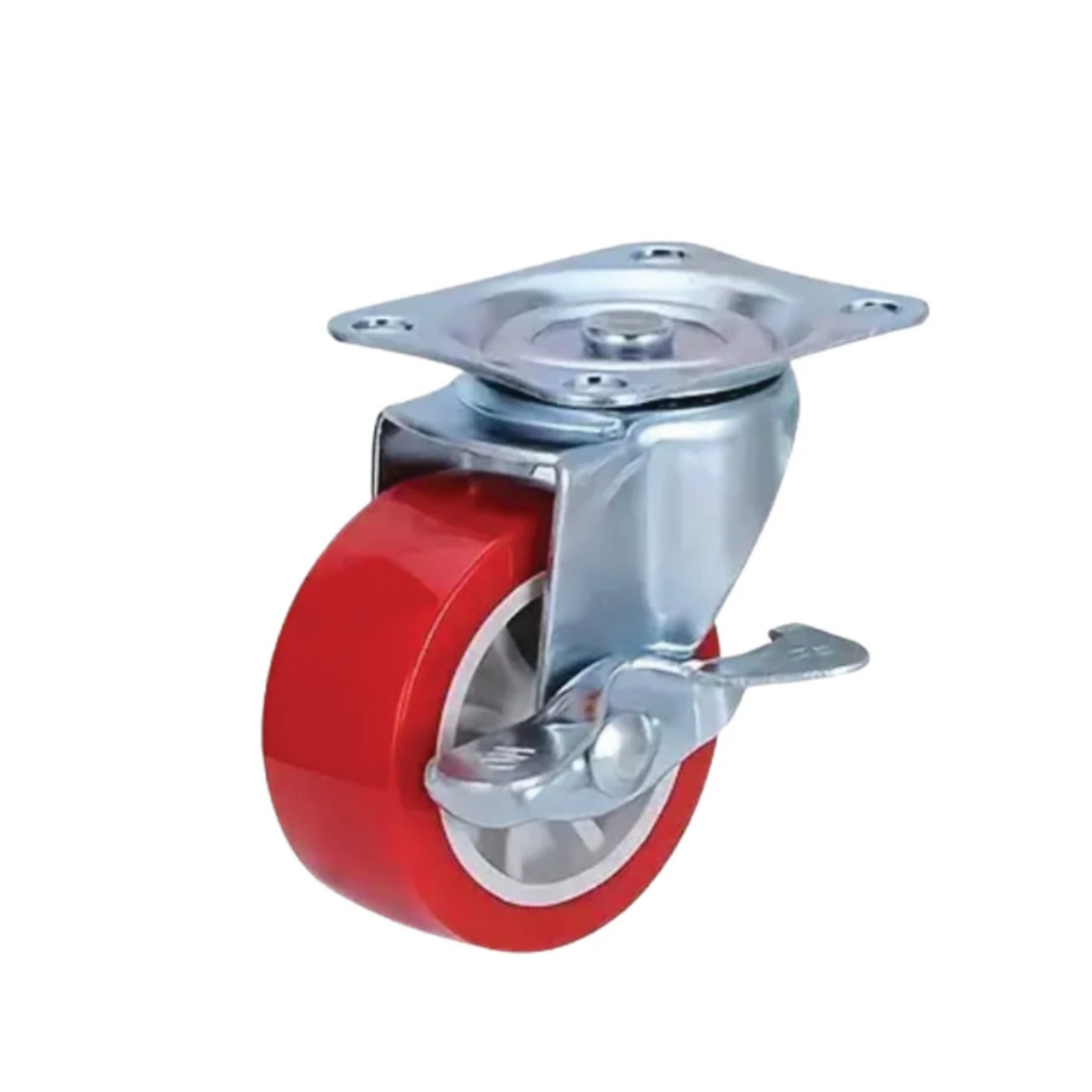 N-GPM-16351 KLZ03 LLANTA DE METAL ROJA PARA CARRO DE MANDADO 3.5 PULGADAS CON 1 PZ O CAJA CON 120 PZS