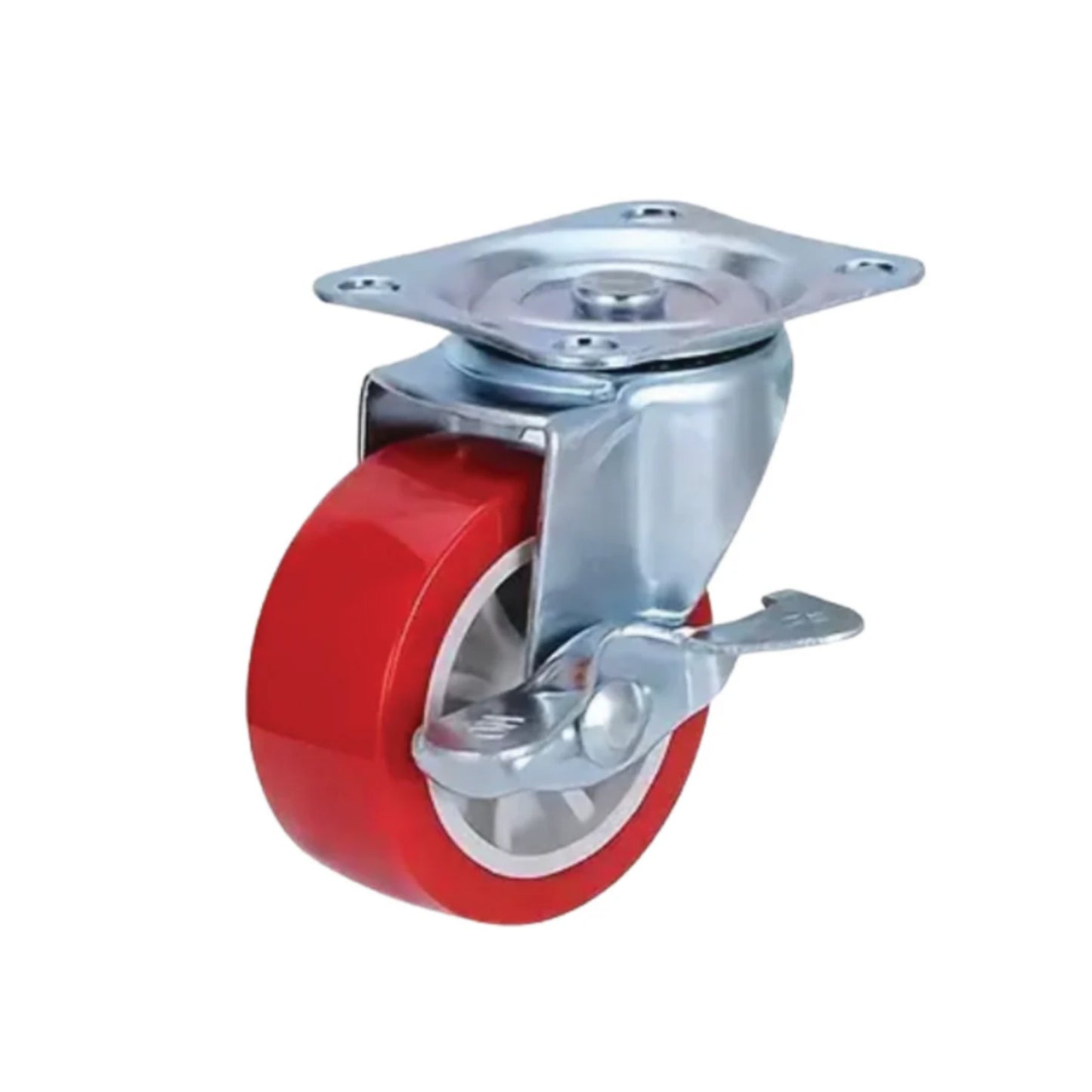 N-GPM-16353 KLZ02 LLANTA DE METAL ROJA PARA CARRO DE MANDADO 3 PULGADAS CON 1 PZ O CAJA CON 200 PZS