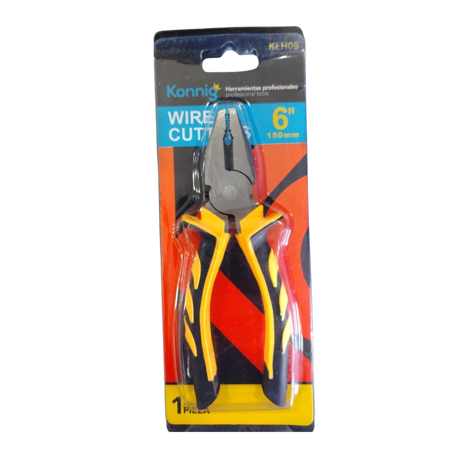 N-GPM-16370 KLH09 PINZA DE CORTE PARA ELECTRICISTA DE 6 PULGADAS CON 1 PZ O CAJA CON 120 PZS