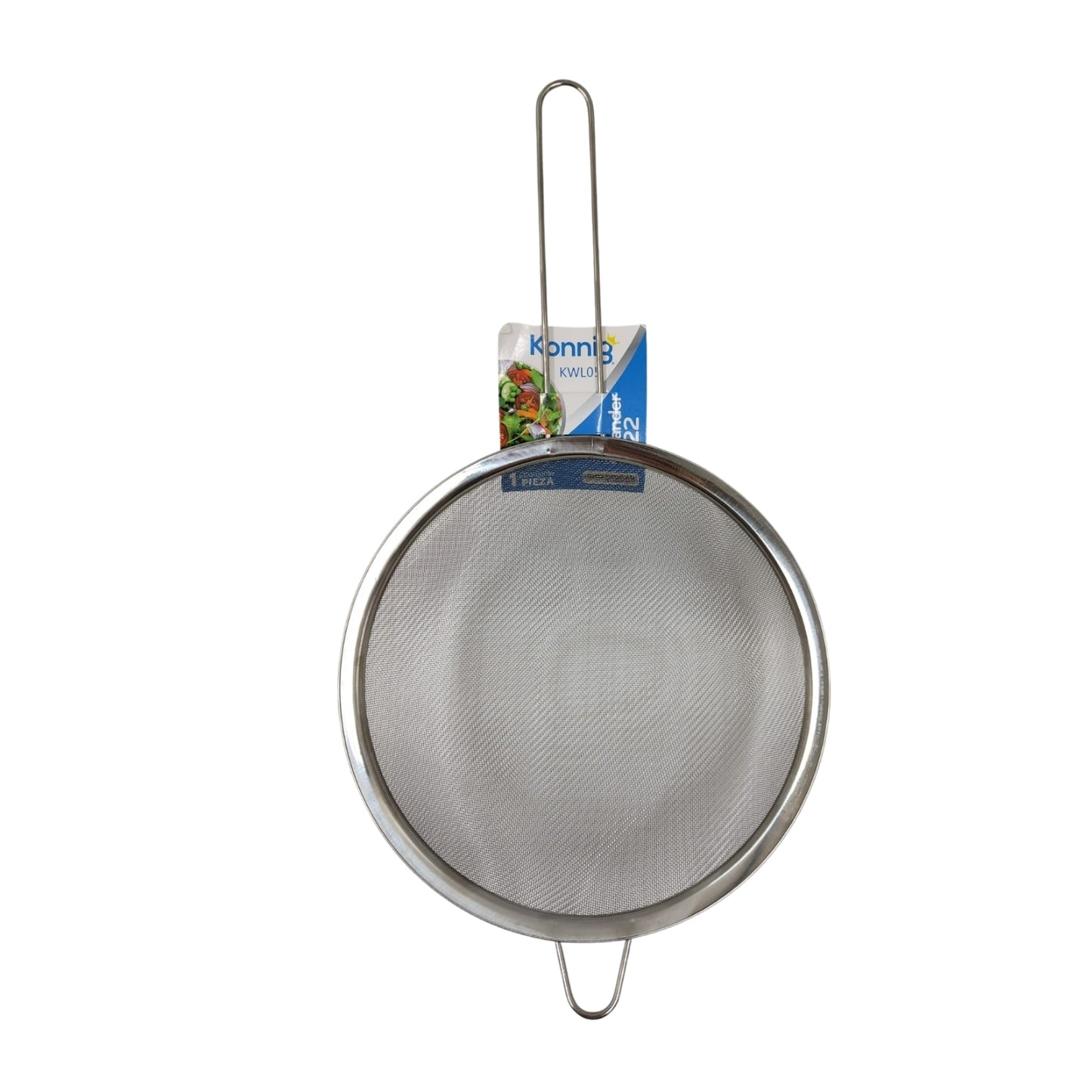 N-GPM-16383 KWL05 COLADERA CON AGARRADERA ACERO INOXIDABLE DEL No. 22 CON 1 PZ O CAJA CON 200 PZS