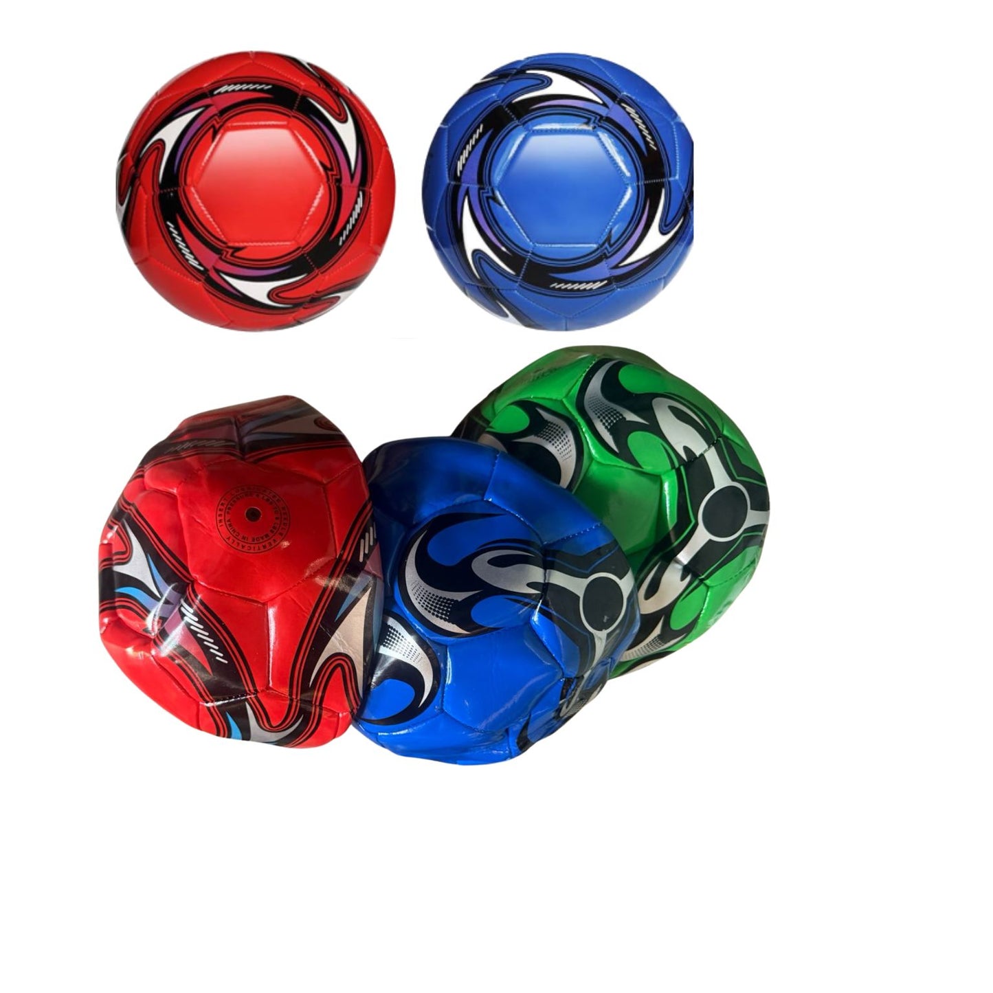 KZQ01 BALON PARA SOCCER COLORES VARIADOS CON 1 PZ O CAJA CON 100 PZS