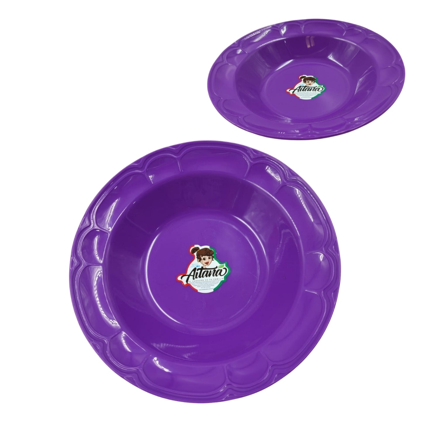 N-GPM-16482 AIT-021 PLATO GRANDE SOPERO COLORES CON 1 PZ O CAJA CON 60 PZS