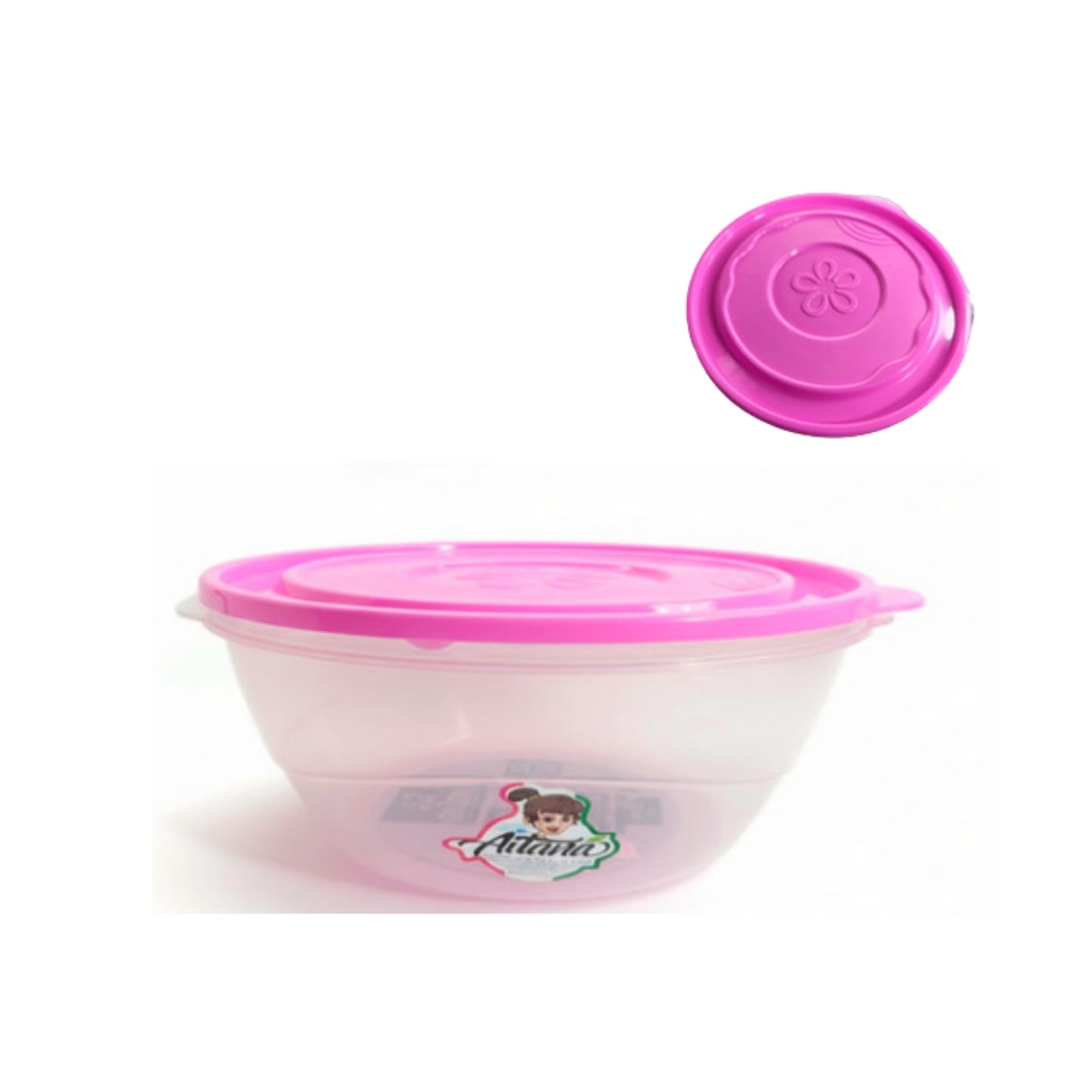 N-GPM-16504 AIT-060 TUPPER FLOR DE 1400 ML TRANSPARENTE CON 1 PZ O CAJA CON 120 PZS