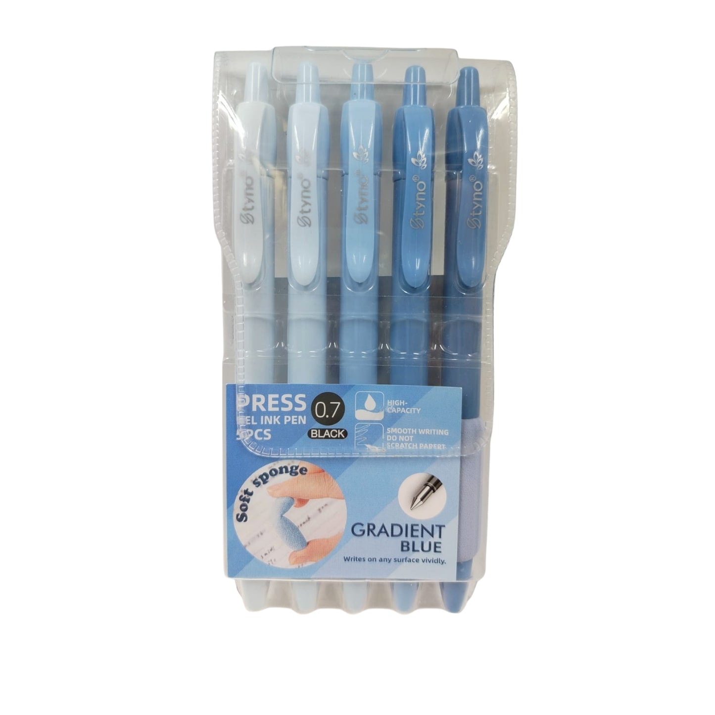 HFY-12576 PAQUETE DE PLUMAS CON 5 PZS O CAJA CON 360 PQTS