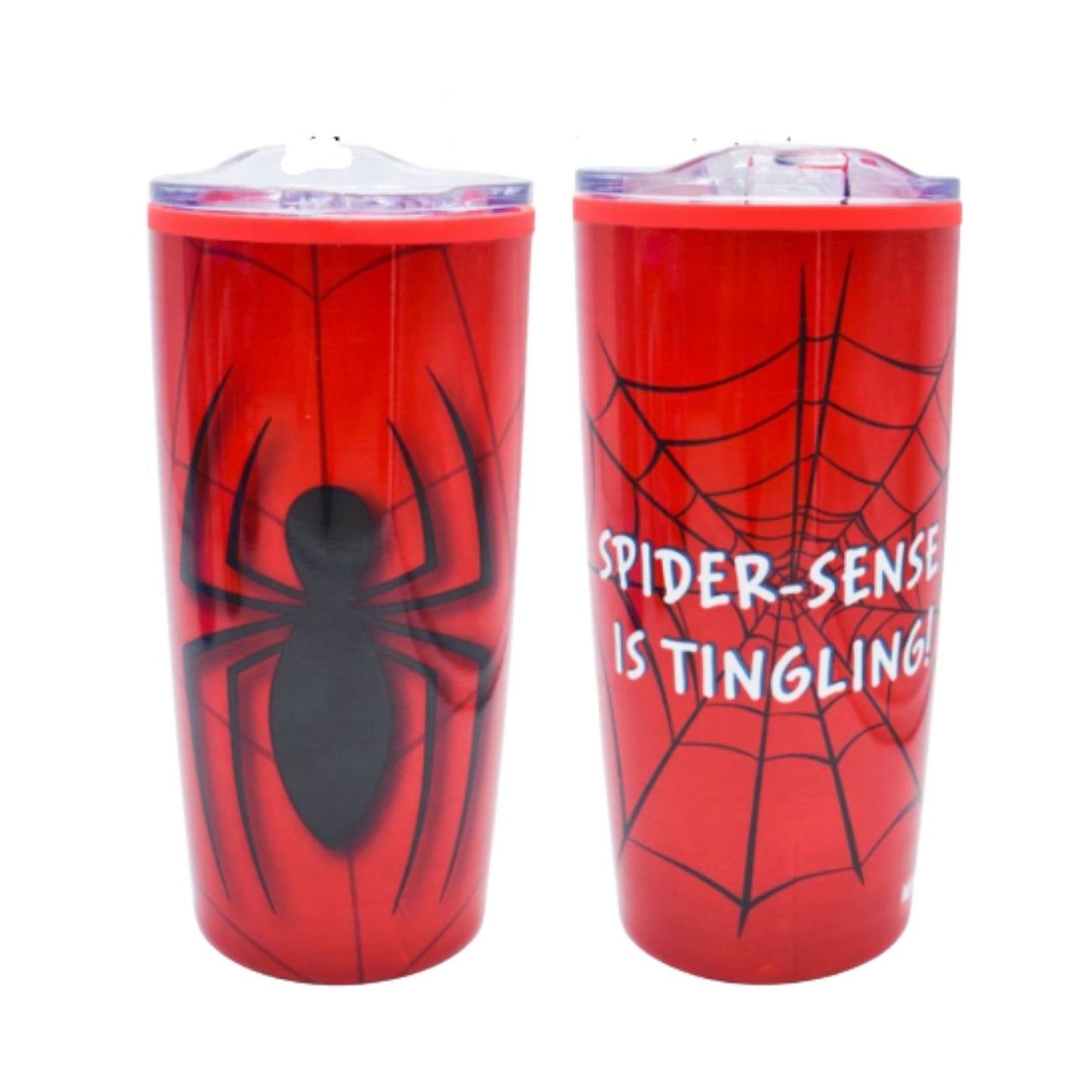 2415-3800 TERMO DOBLE PARED SPIDERMAN 500 ML CON 1 PZ O CAJA CON 12 PZS