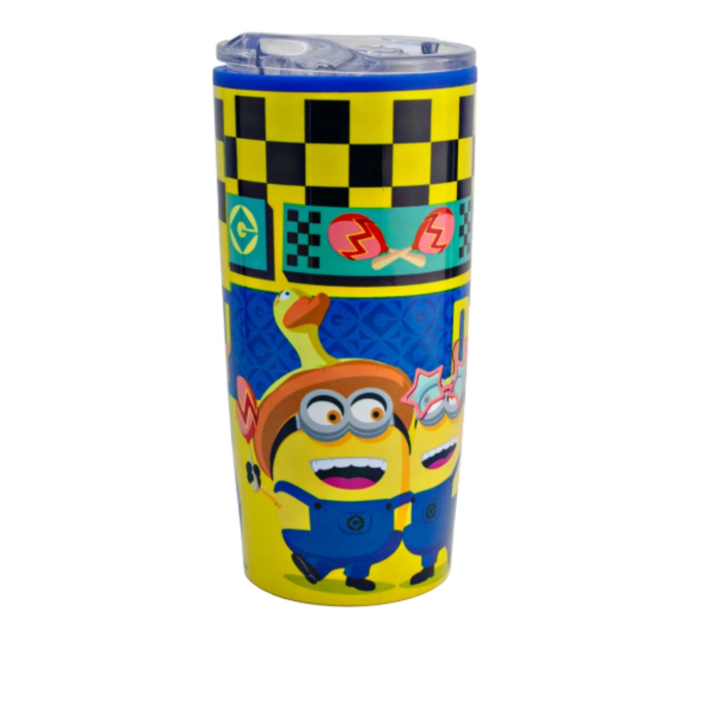 2415-4605 TERMO DOBLE PARED MINIONS 4 500 ML CON 1 PZ O CAJA CON 12 PZS