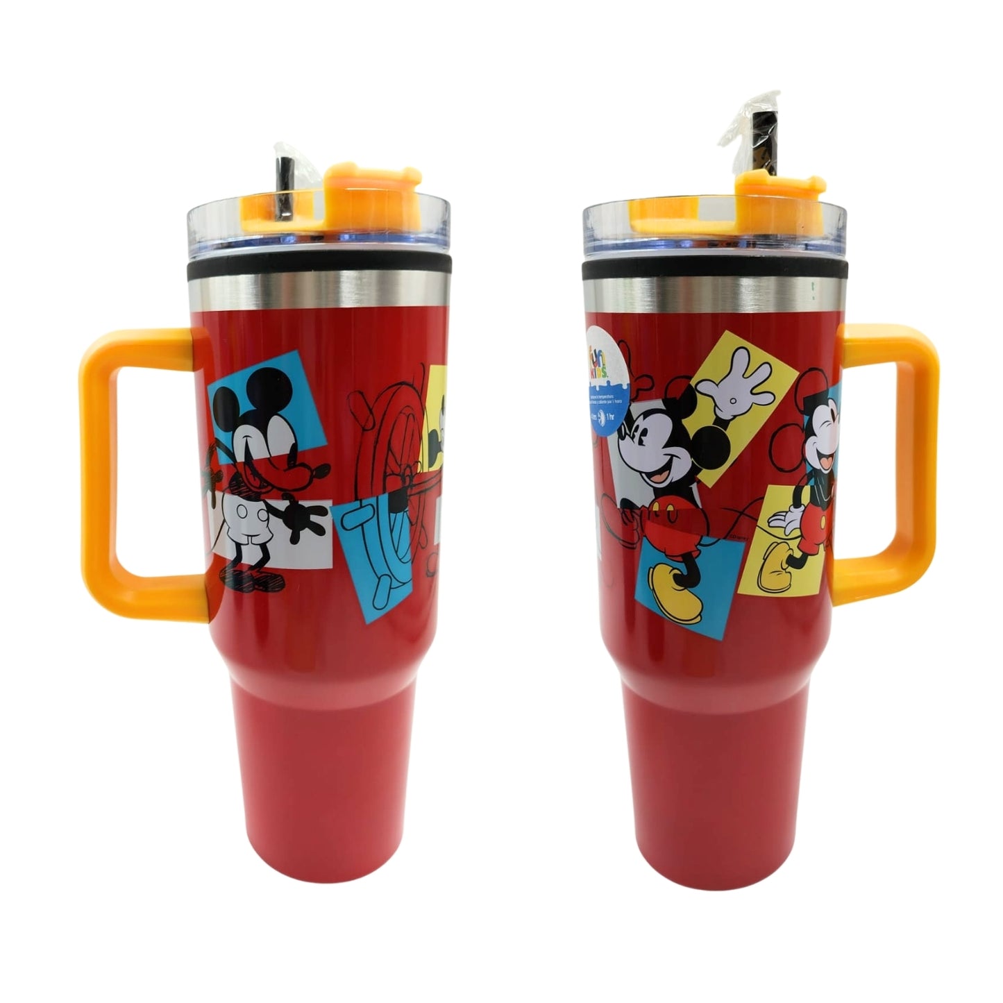 2415-4818 TERMO DOBLE PARED 1.2L MICKEY CON 1 PZ O CAJA CON 12 PZS