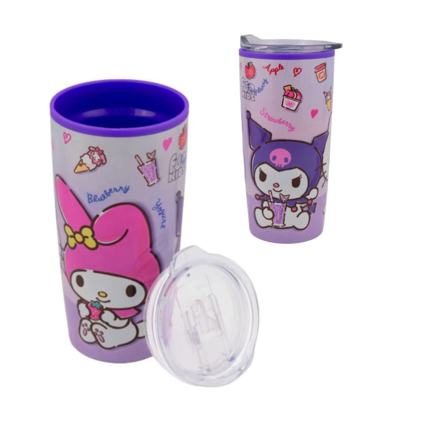 2415-5040 TERMO DOBLE PARED KUROMI 500 ML CON 1 PZ O CAJA CON 12 PZS