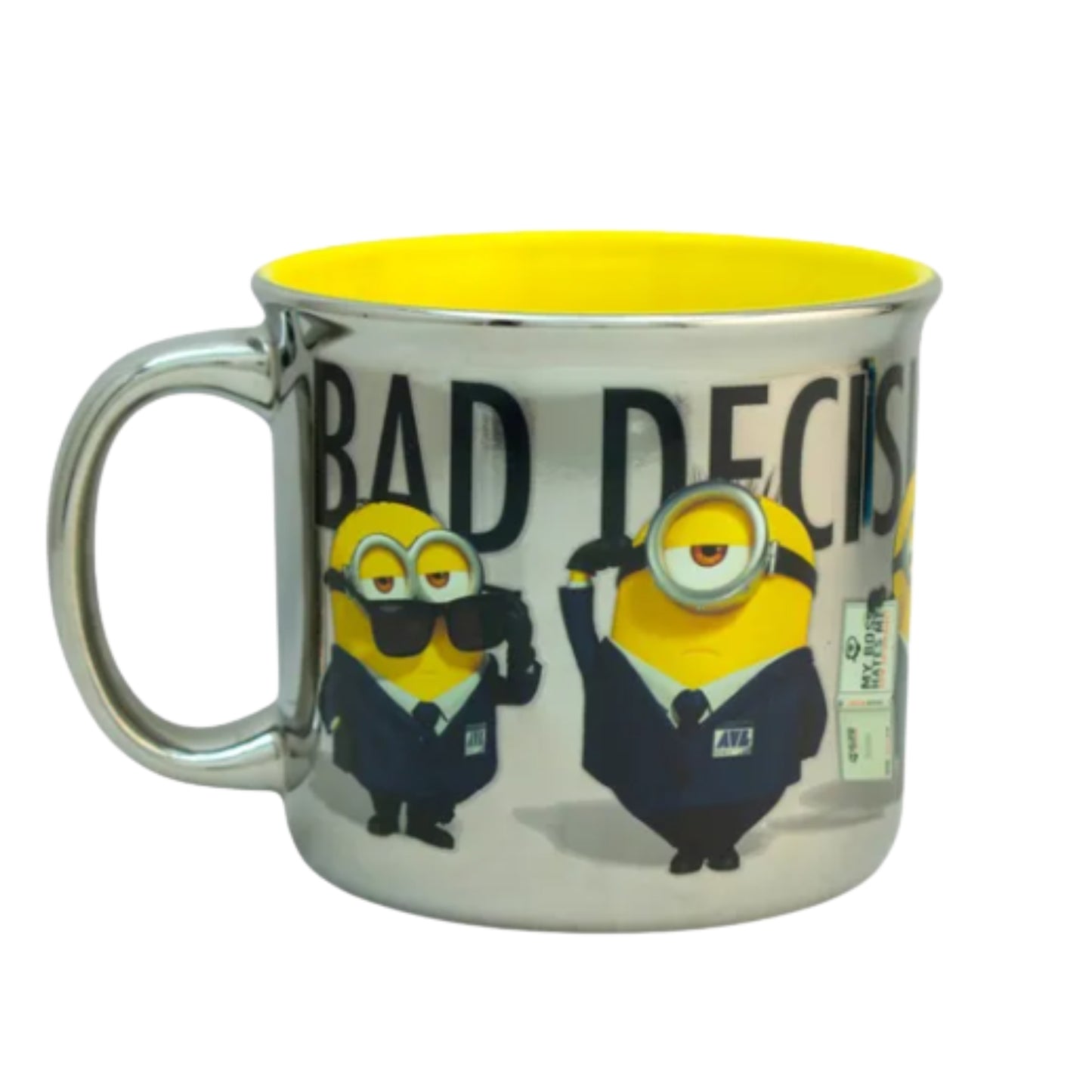 2415-5327 TARRO IRIDISCENTE MINIONS 430 ML CON 1 PZ O CAJA CON 12 PZS