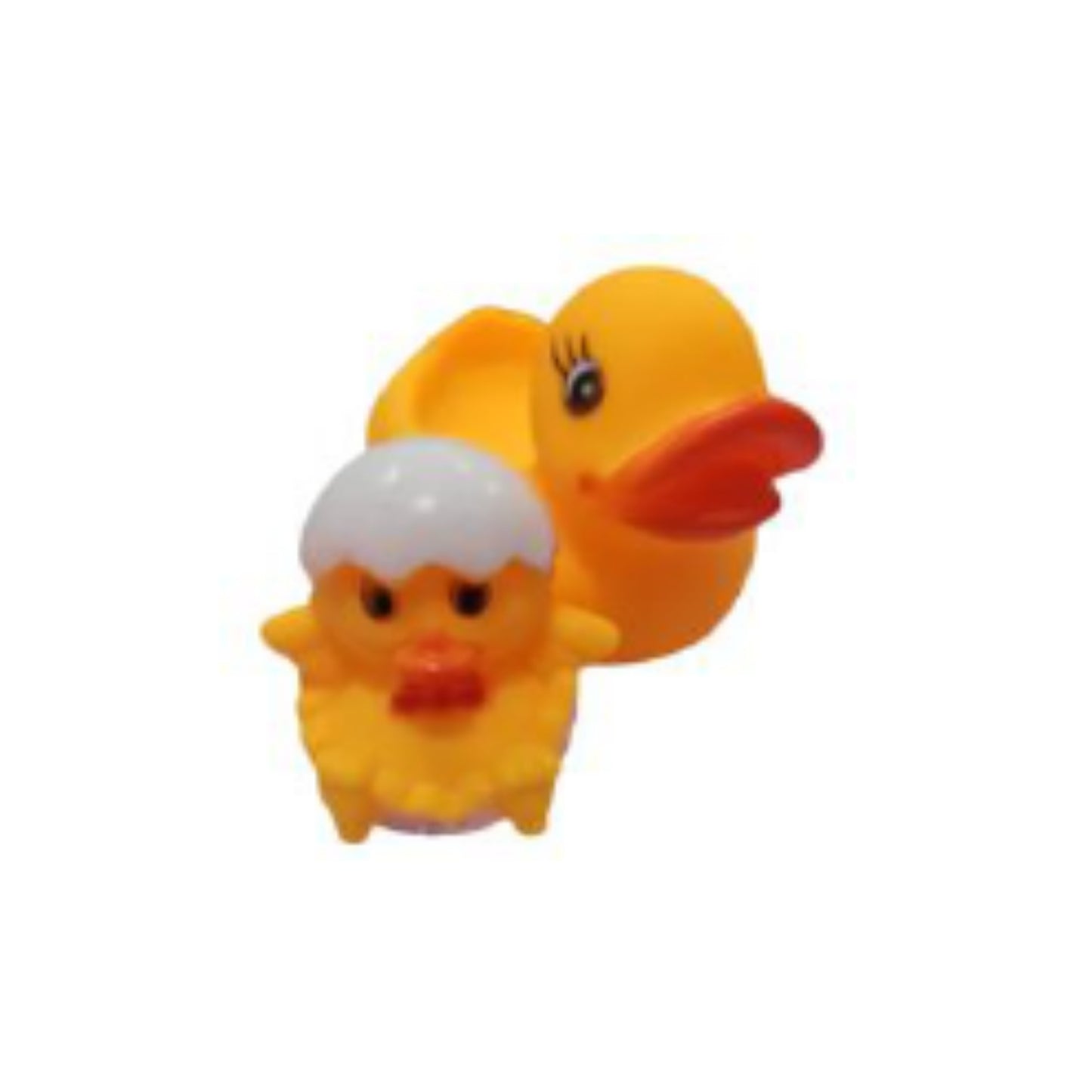 HFY-10456 PN-0136 JUEGO DE PATO CHILLON EN MALLA 10 CM CON 1 PZ O CAJA CON 400 PZS