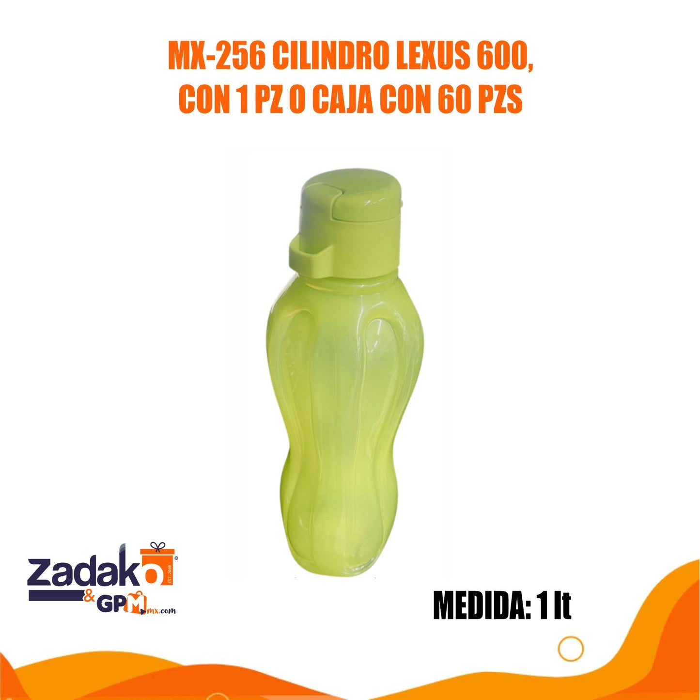 MX-256 CILINDRO LEXUS 600, CON 1 PZ O CAJA CON 60 PZS