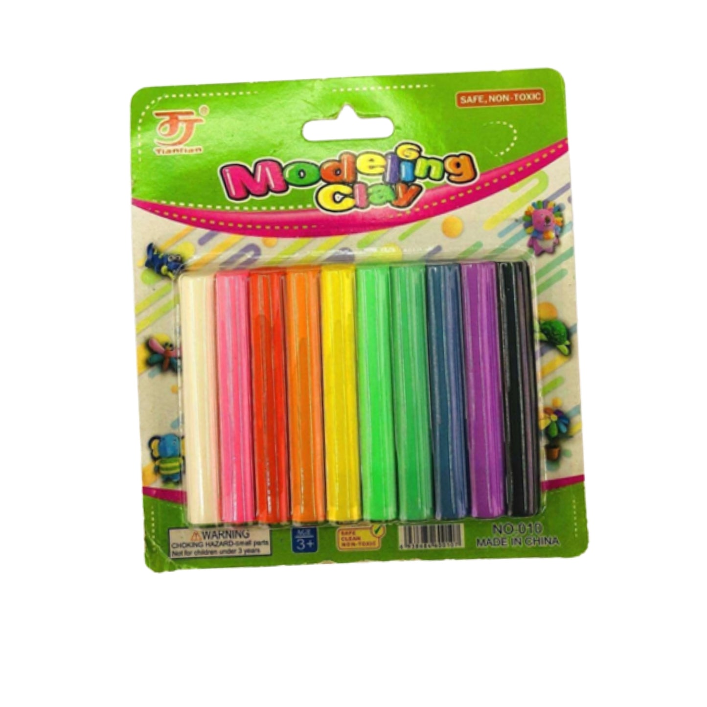 N-GPM-8647 GPM-8647 JUEGO DE PLASTILINA CON 10 COLORES CON 1 PZ O CAJA CON 144 PZS