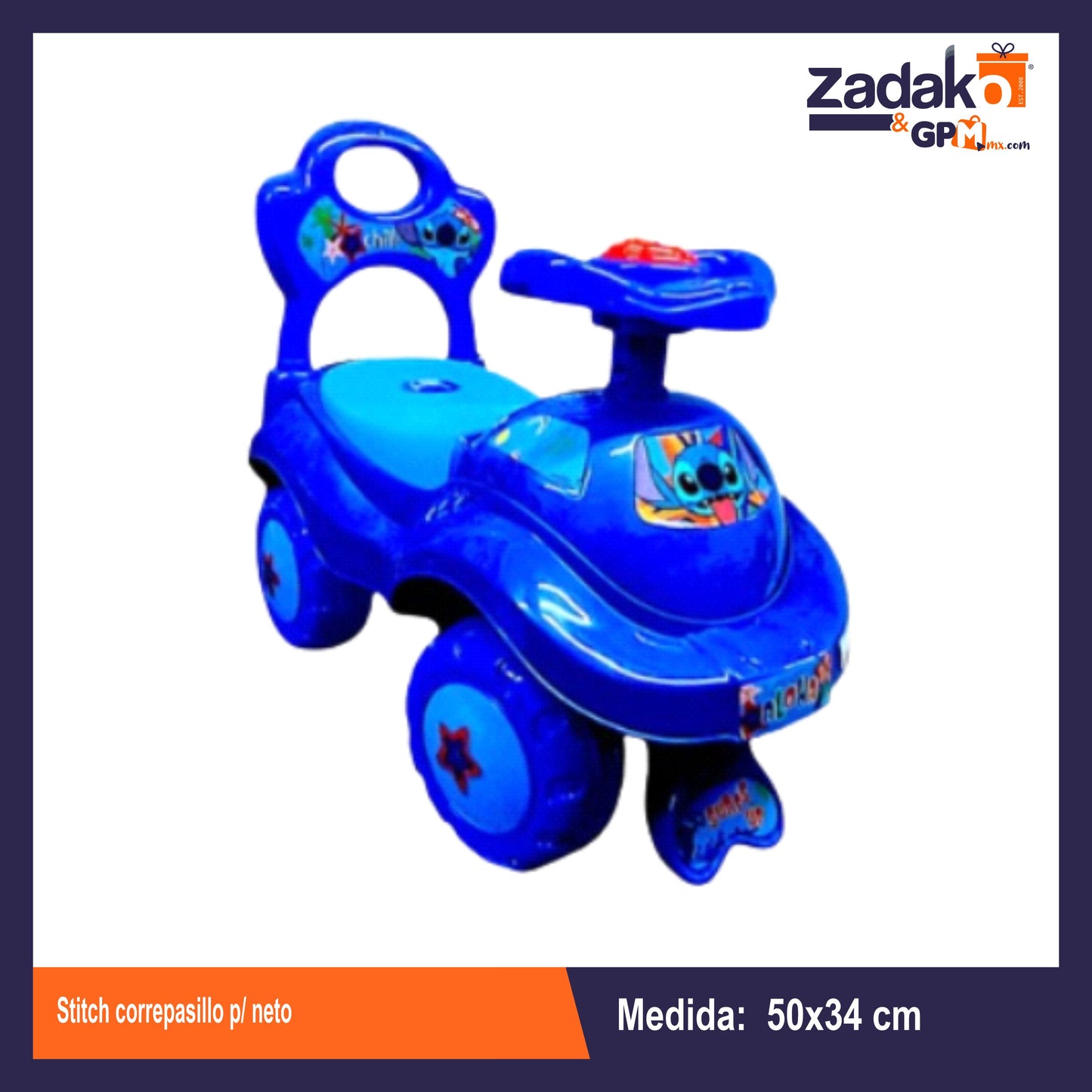 11918 STITCH CORREPASILLO P/ NETO CON 1 PZ O CAJA CON 6 PZS