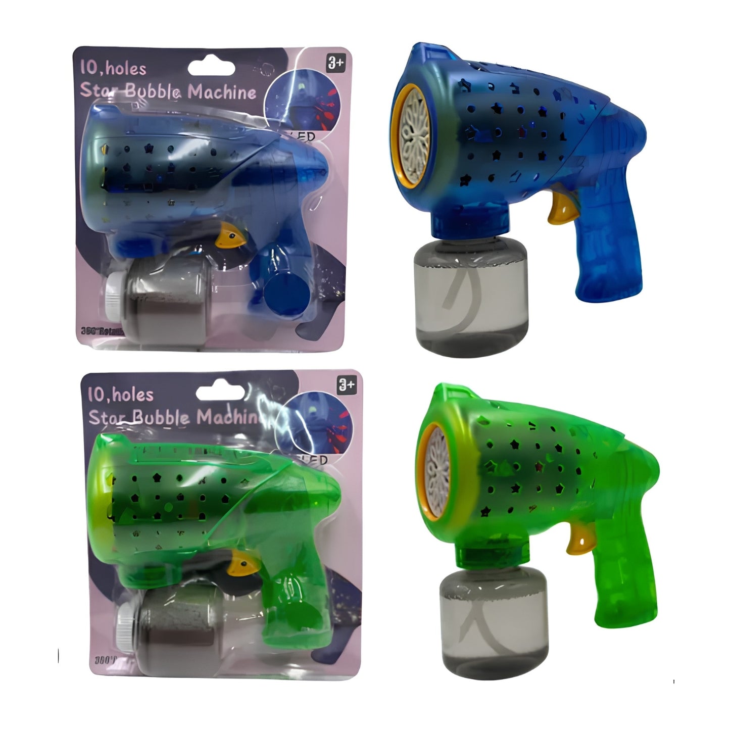 N-GPM-9162 GPM-9162 PISTOLA BURBUJAS LUZ LUMINOSA CON 1 PZ O CAJA CON 72 PZS