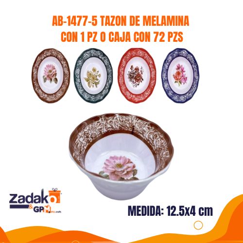 AB-1477-5 TAZON DE MELAMINA CON 1 PZ O CAJA CON 72 PZS