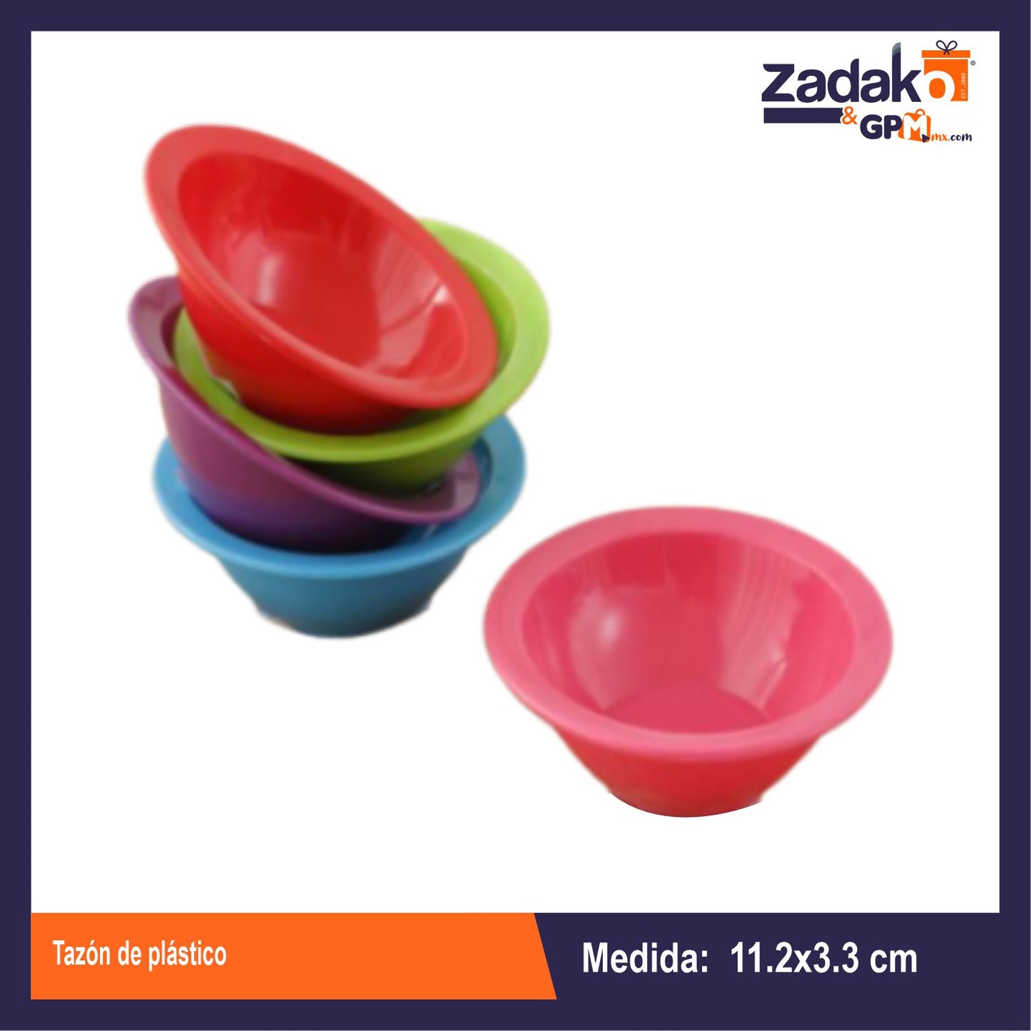 AA-2050-4.5 TAZON DE PLASTICO CON 1 PZ O CAJA CON 120 PZS