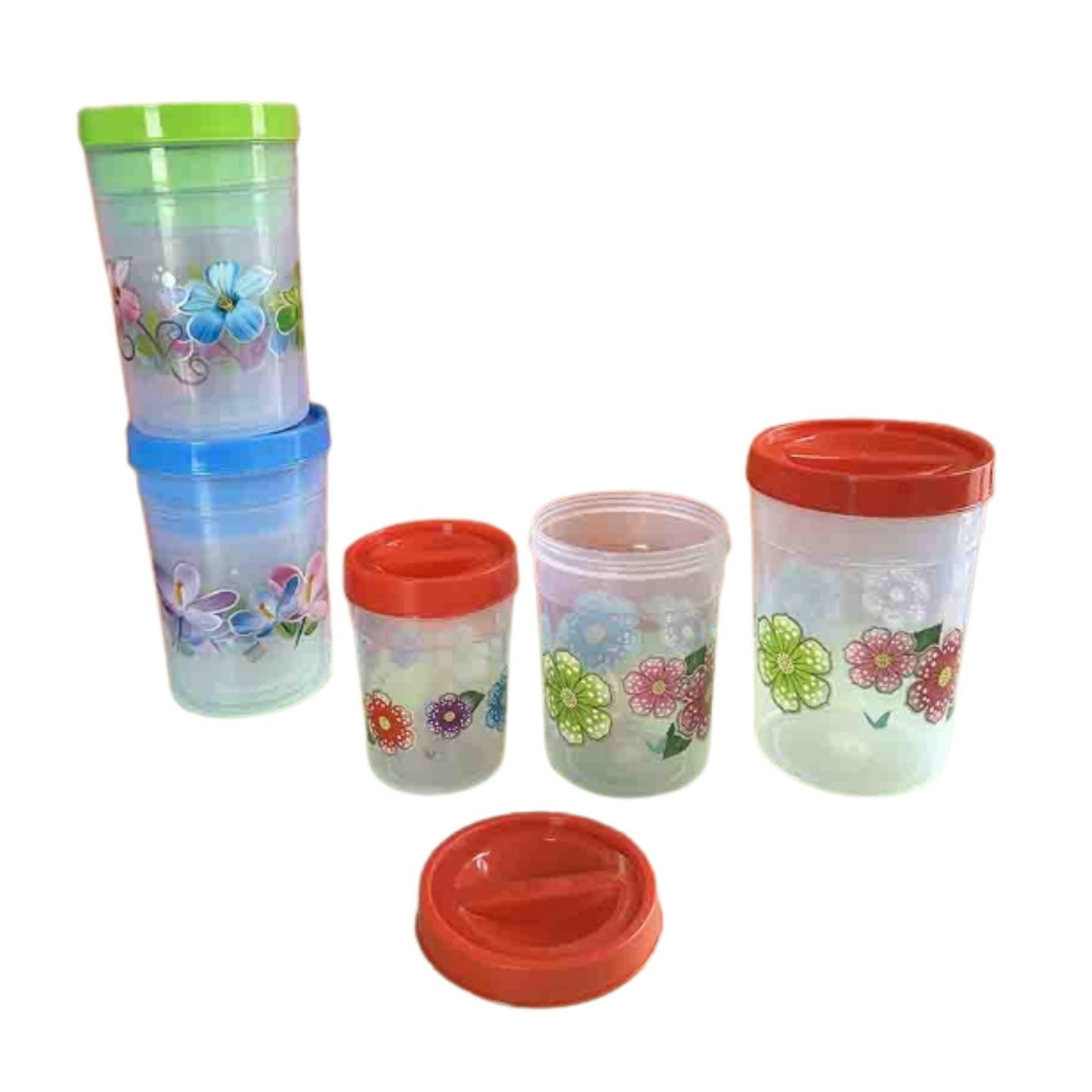N-GPM-9690 AK-3451-3 JUEGO DE RECIPIENTES DE PLASTICO CON 1 PZ O CAJA CON 60 PZS