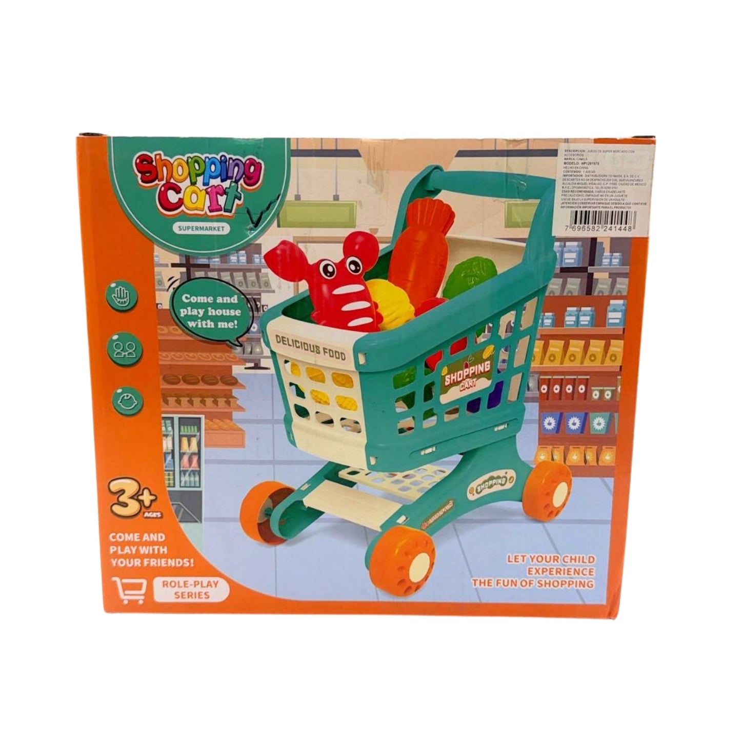 HP1201970 CARRITO DE SUPER C/ACCS CEN CAJA CON 1 PZ O CAJA 72 PZS