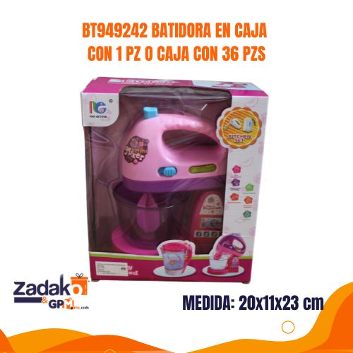 BT949242 BATIDORA EN CAJA 20*11*23 CON 1 PZ O CAJA CON 36 PZS