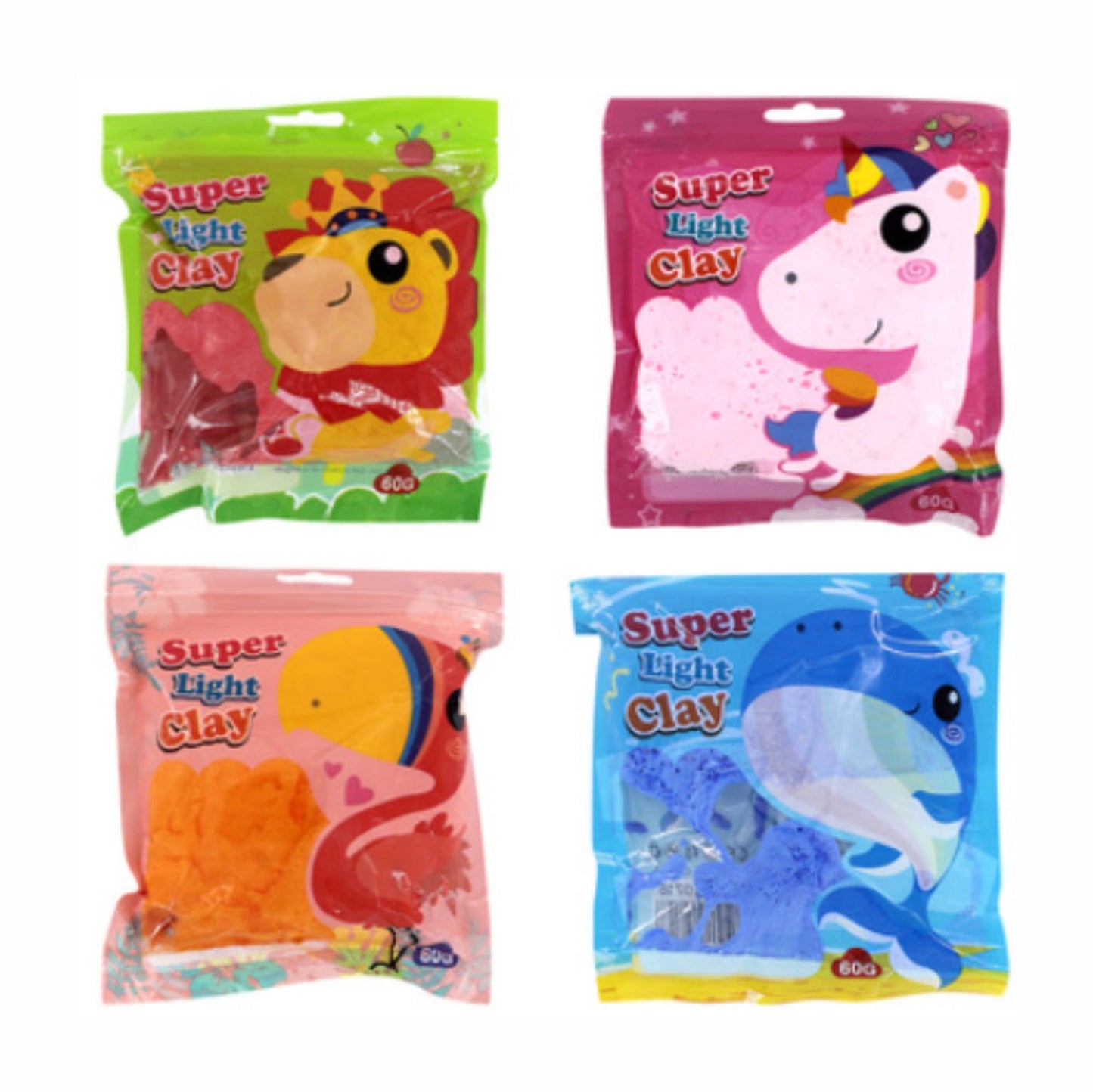 GPM-0547 FOMI MOLDEABLE DE ANIMALES ESTAMPADOS CON 1 PZS O CAJA CON 360 PZS