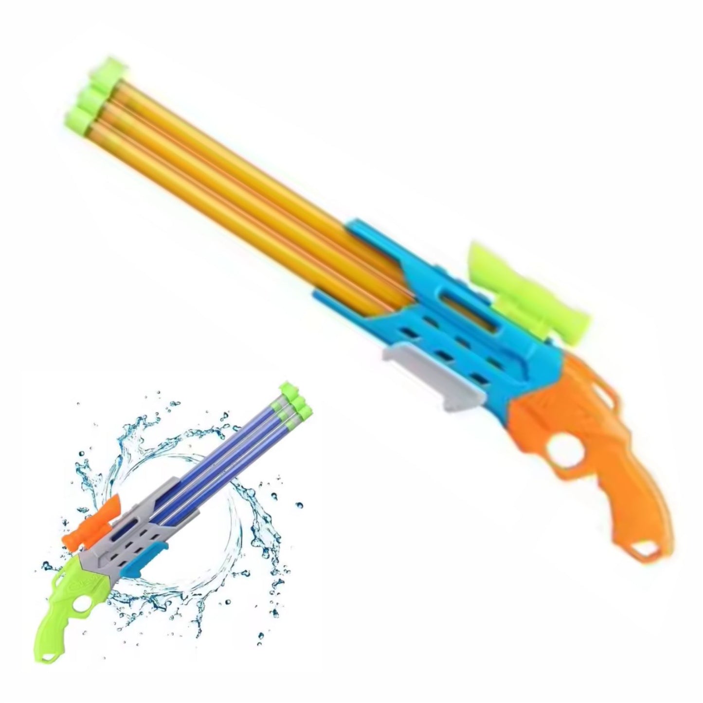 GPM-0656 PISTOLA DE AGUA 60 X 14 CM CON 1 PZ O CAJA CON 44 PZS