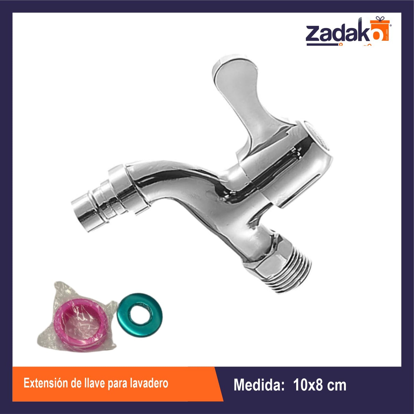 ZH-2266 EXTENSIÓN DE LLAVE PARA LAVADERO CON 1 PZS O CAJA CON 240 PZS