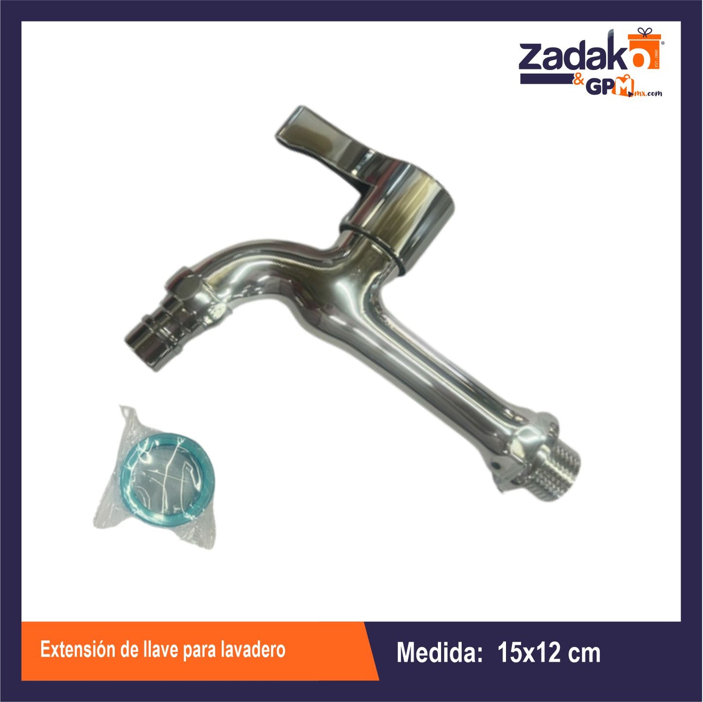 ZH-2265 EXTENSIÓN DE LLAVE PARA LAVADER CON 1 PZS O CAJA CON 240 PZS