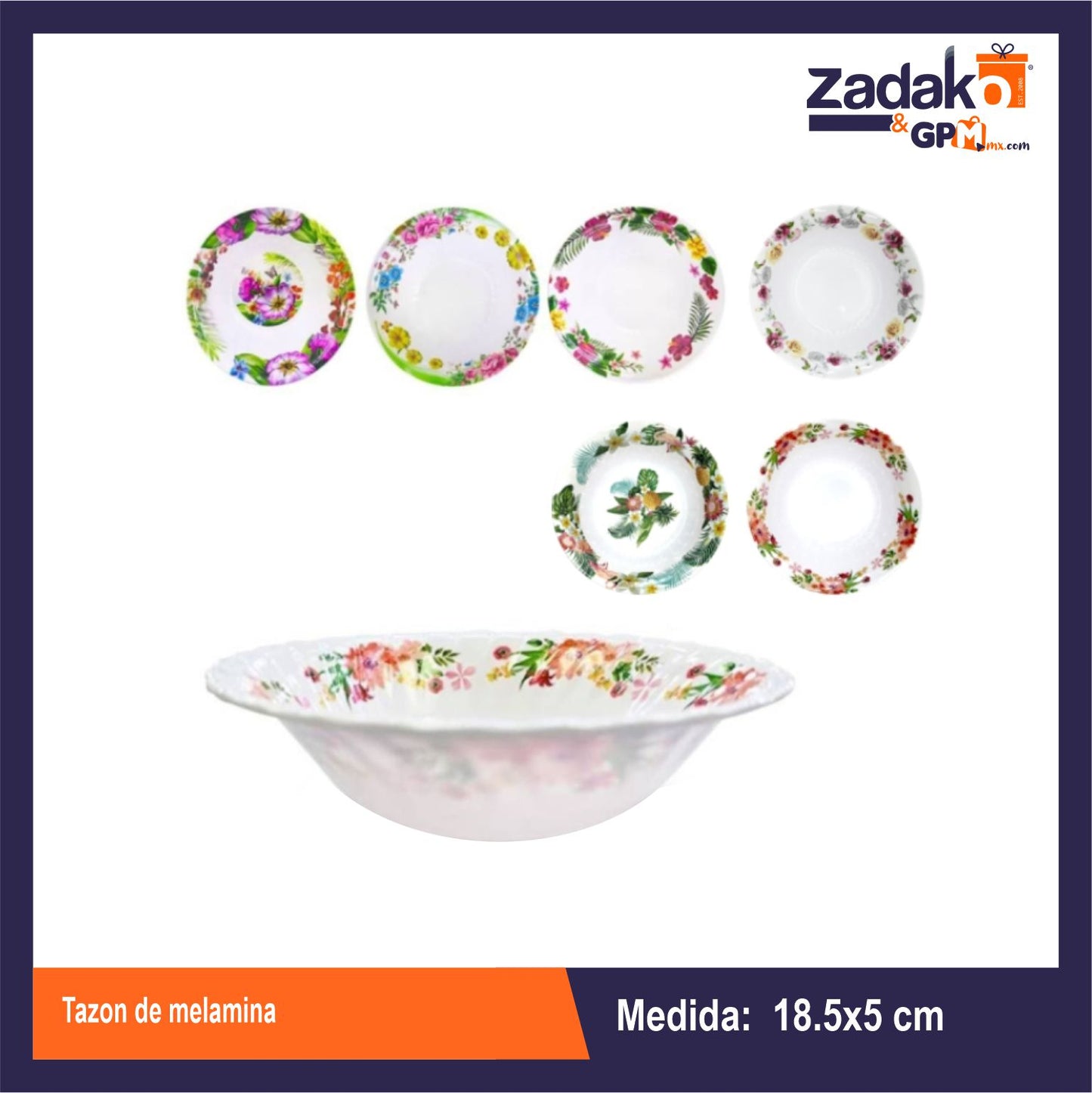 AB-7902-6.5 TAZON DE MELAMINA CON 1 PZ O CAJA CON 156 PZS