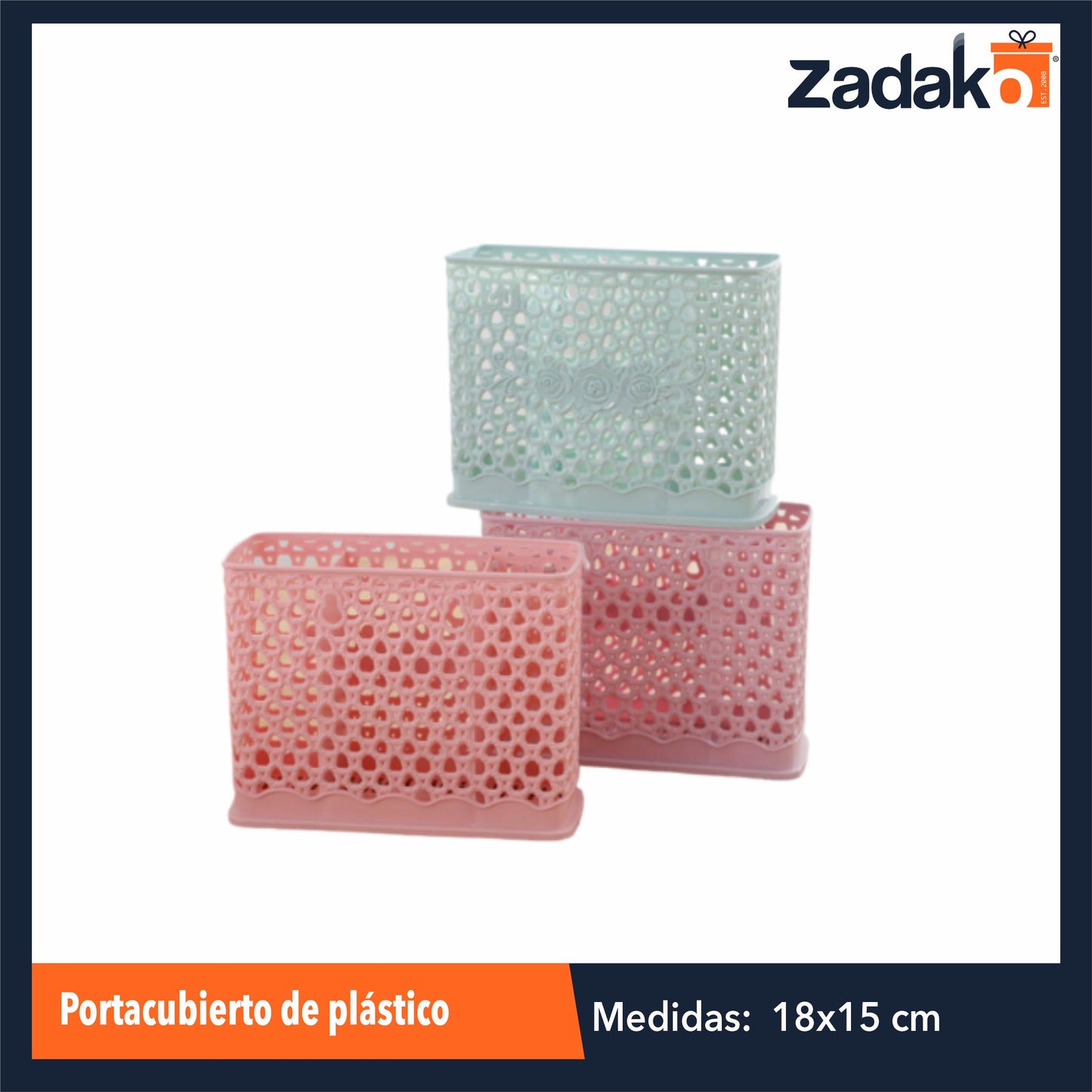 AA-2533 PORTACUBIERTO DE PLASTICO, CON 1 PZ O CAJA CON 90 PZS