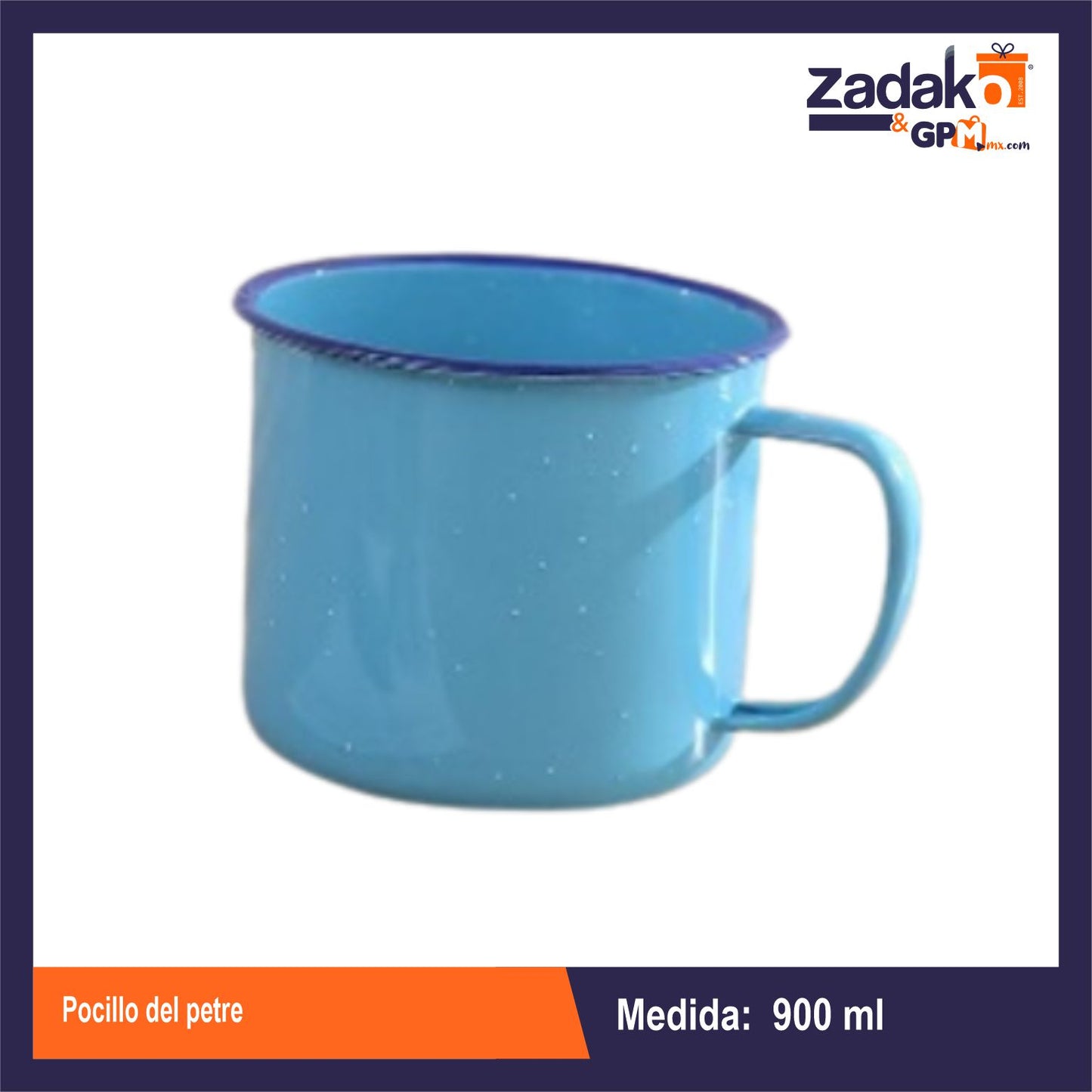 AU-0119-12 POCILLO DEL PETRE , CON 1 PZ O CAJA CON 48 PZS