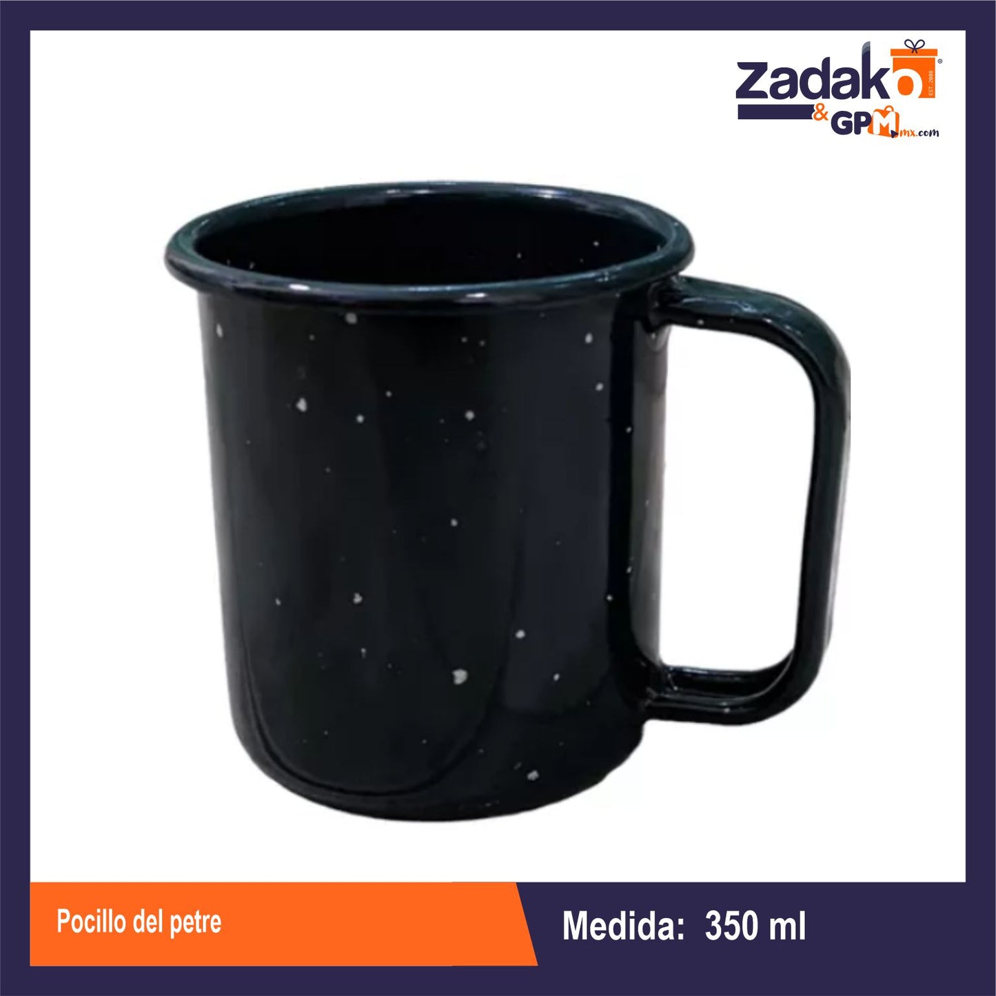AU-0121-8 POCILLO DEL PETRE CON 1 PZ O CAJA CON 144 PZS