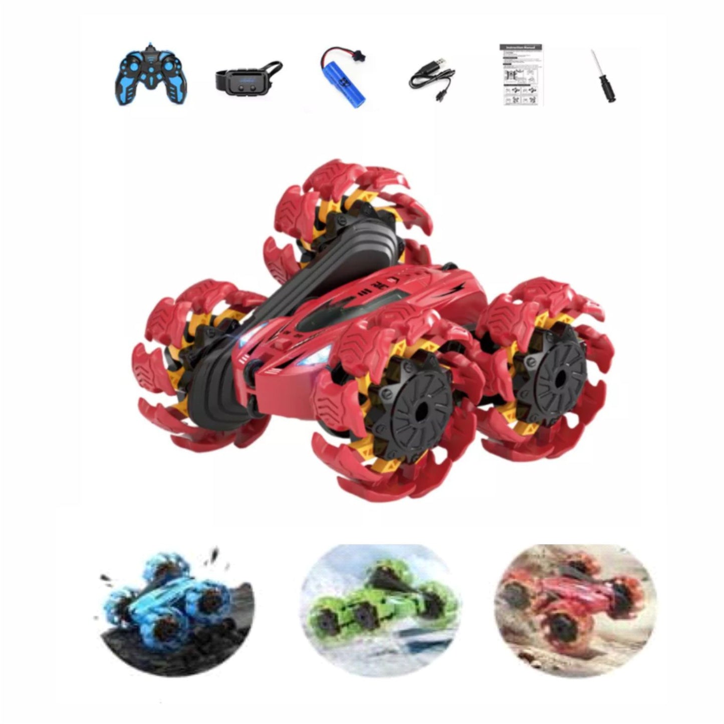 ZT-0483 COCHE ACROBATICO , GIRO 360 Y VUELTA DOBLE CON 1 PZ O CAJA CON 24 PZS