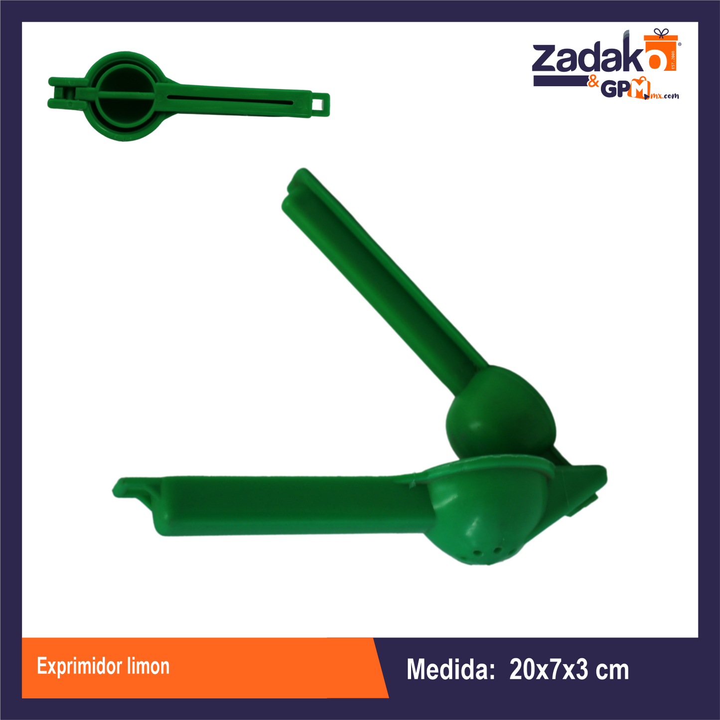 N-GPM-9299 EXPRIMIDOR LIMON CON 1 PZ O CAJA CON 50 PZS