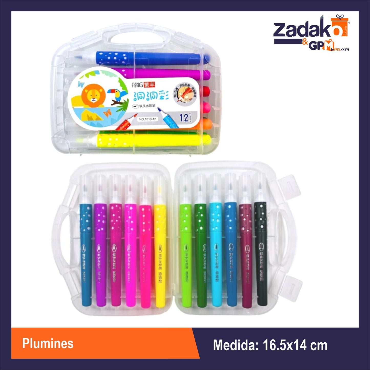 GPM-9089 C-283-52 PLUMINES   CON 12 PZS O CAJA CON 96 PQTS