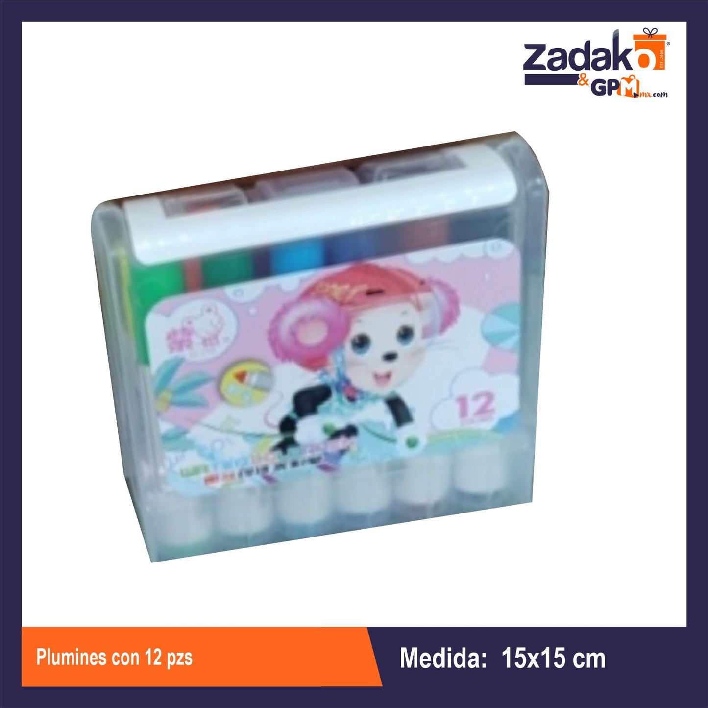 GPM-9097 C-9852-49 PLUMINES CON 12 PZS O CAJA CON 108 PQTS