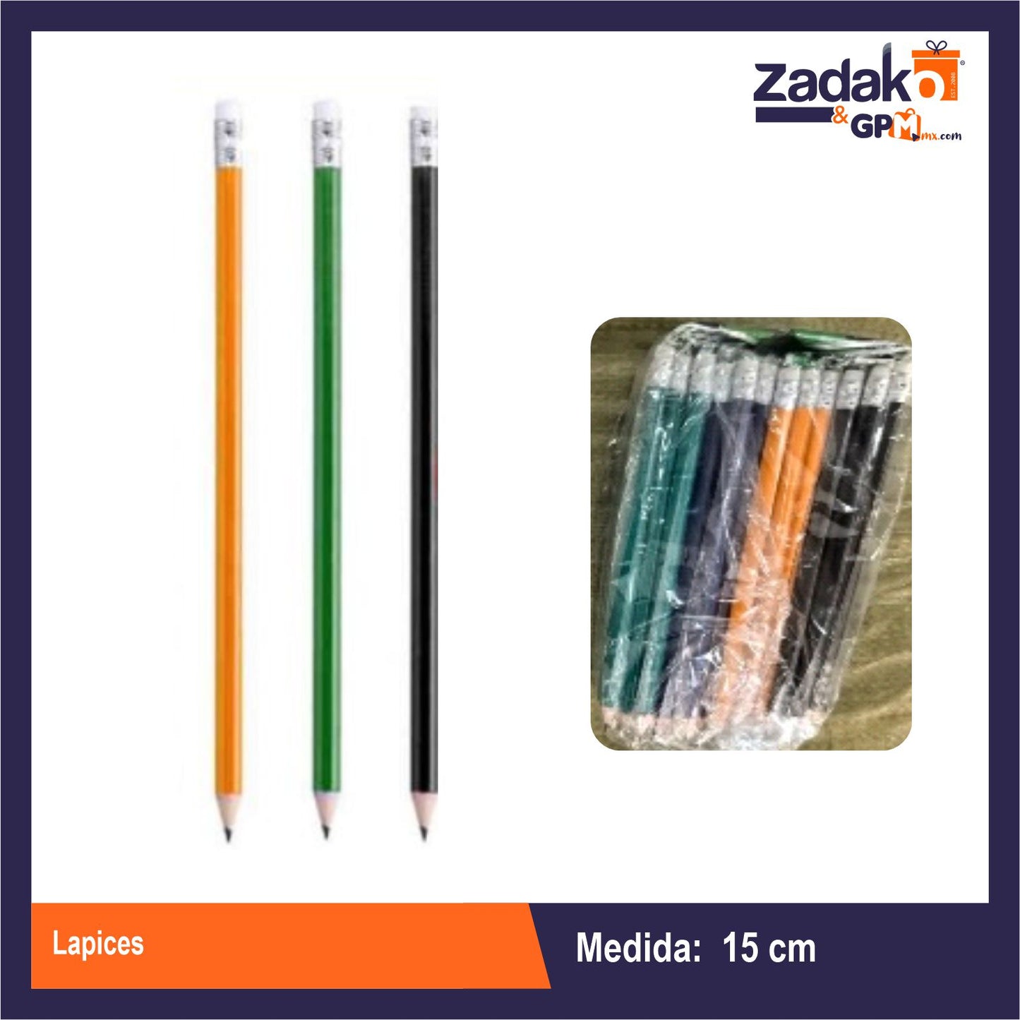 C-998-20 10 LAPICES CON 1 PZ O CAJA CON 360 PZS