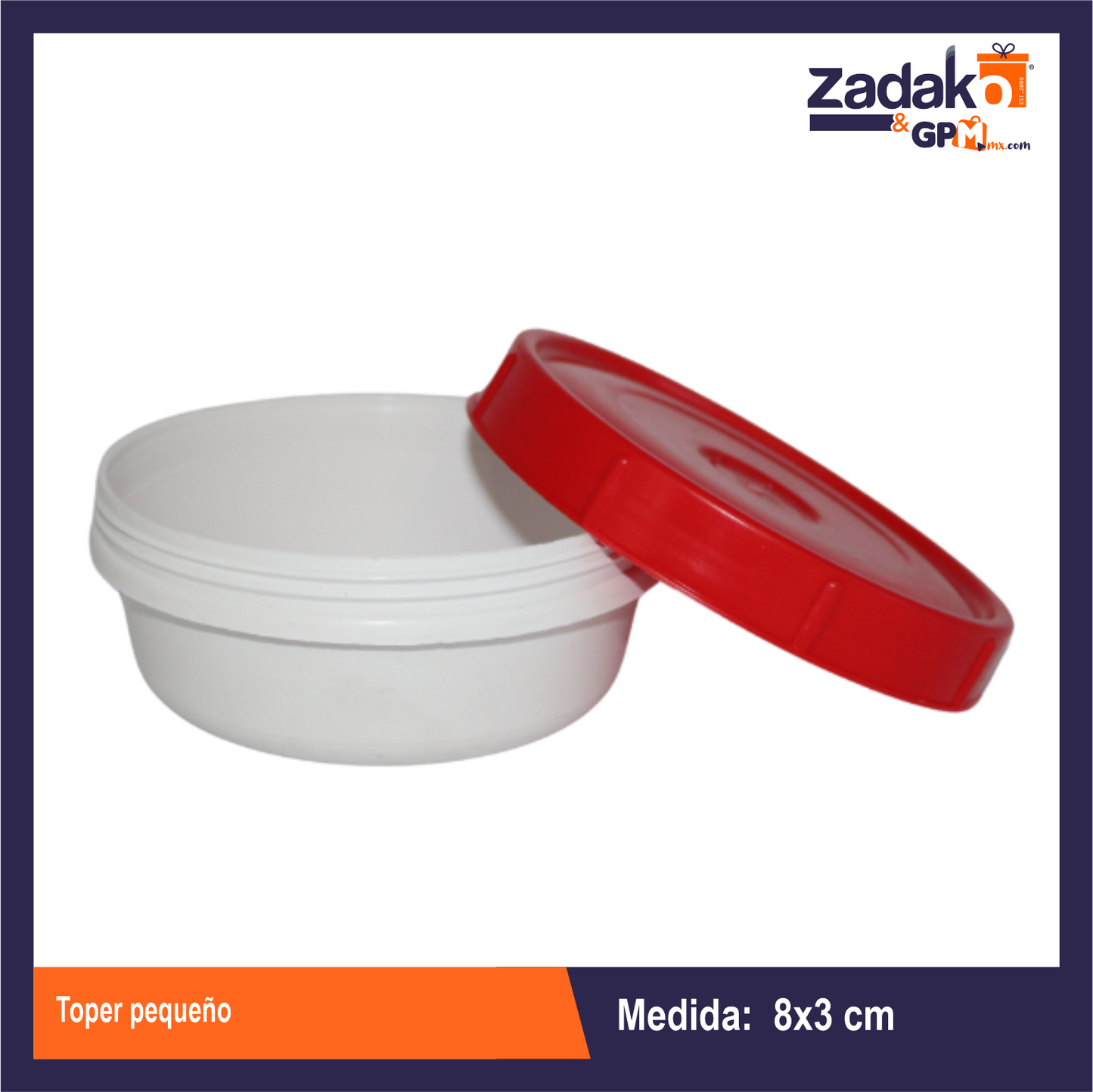 TOPER PEQUEÑO CON 1 PZ O CAJA CON 100 PZS