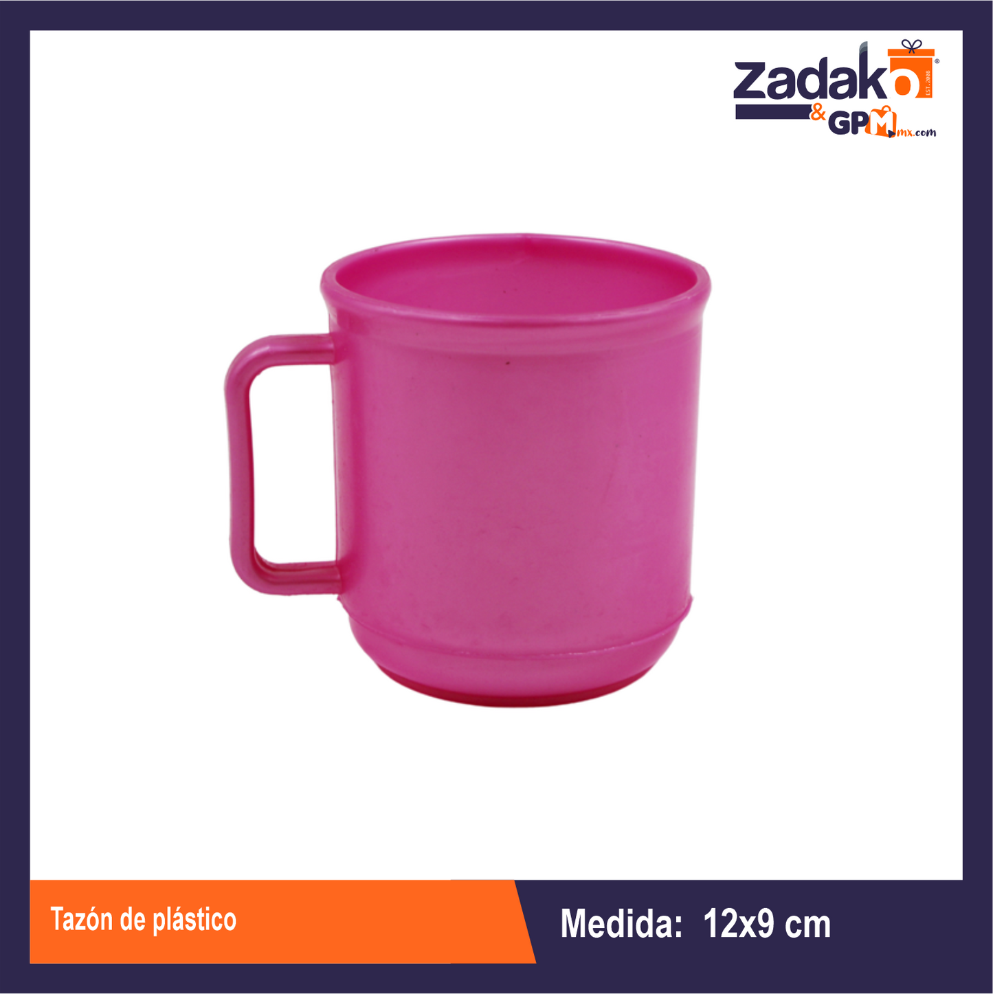 N-GPM-9296 TARRO COLORES CON 1 PZ O CAJA CON 50 PZS