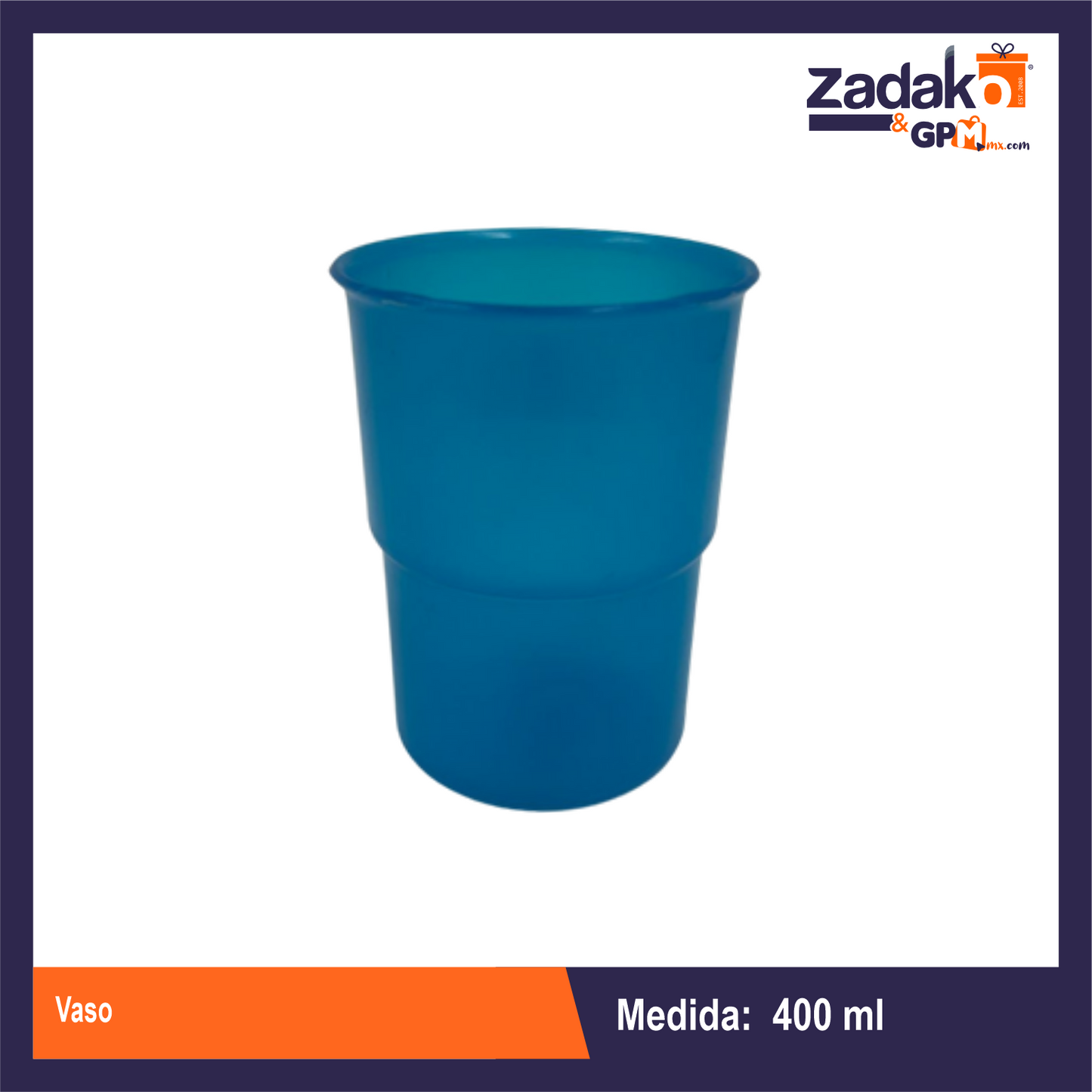 N-GPM-9297 VASO 500 ML CON 1 PZ O CAJA CON 150 PZS