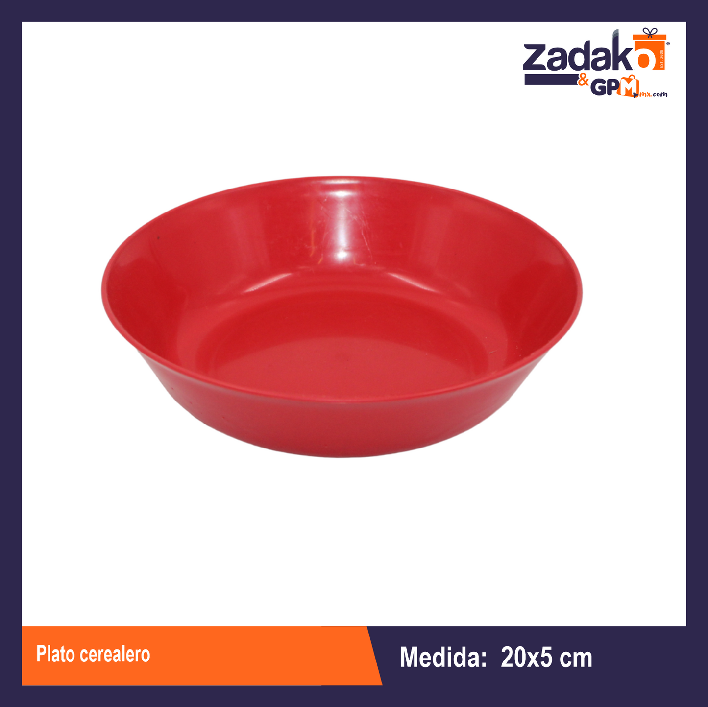 N-GPM-9301 PLATO CEREALERO CON 1 PZ O CAJA CON 100 PZS